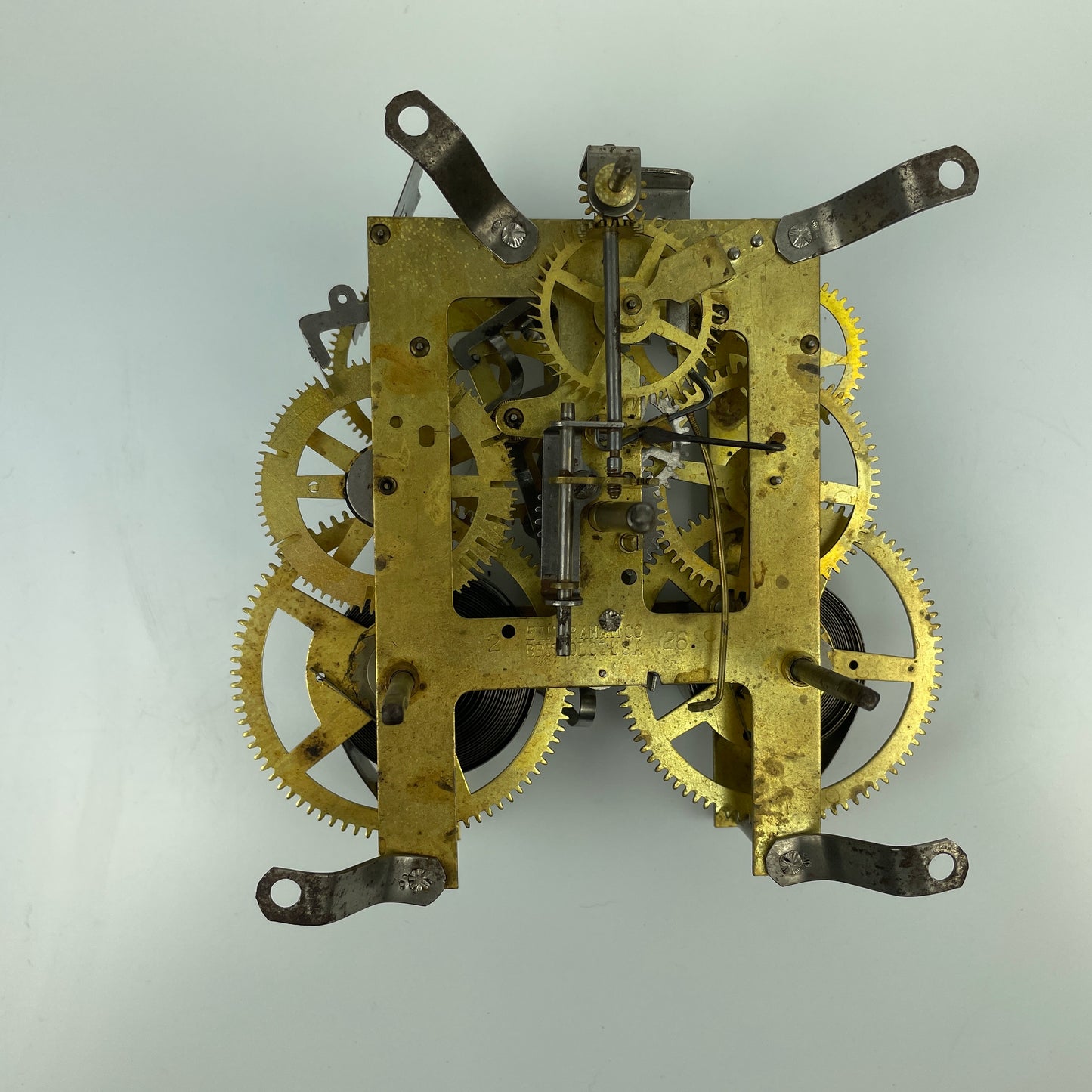 Lot 116- E. Ingraham & Waterbury 8-Day Time & Strike Clock Movements