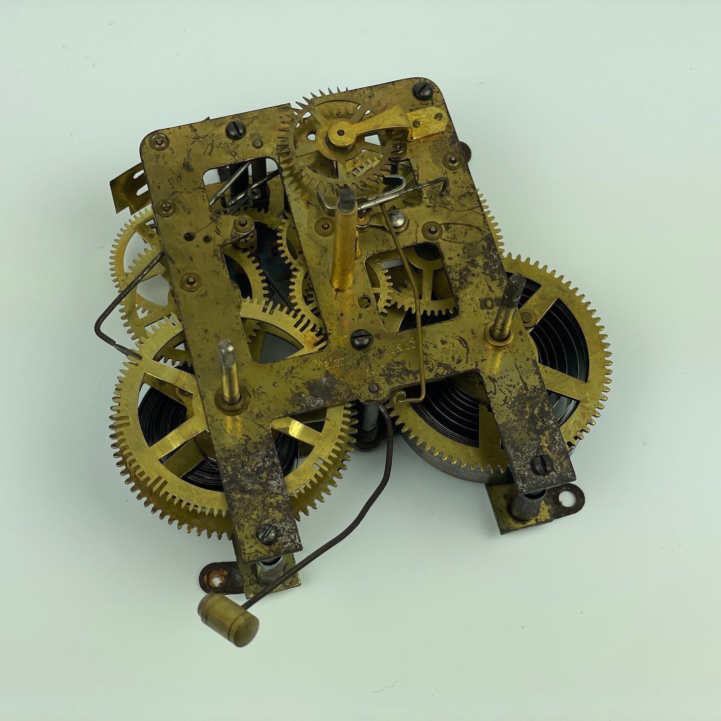 Lot 116- E. Ingraham & Waterbury 8-Day Time & Strike Clock Movements