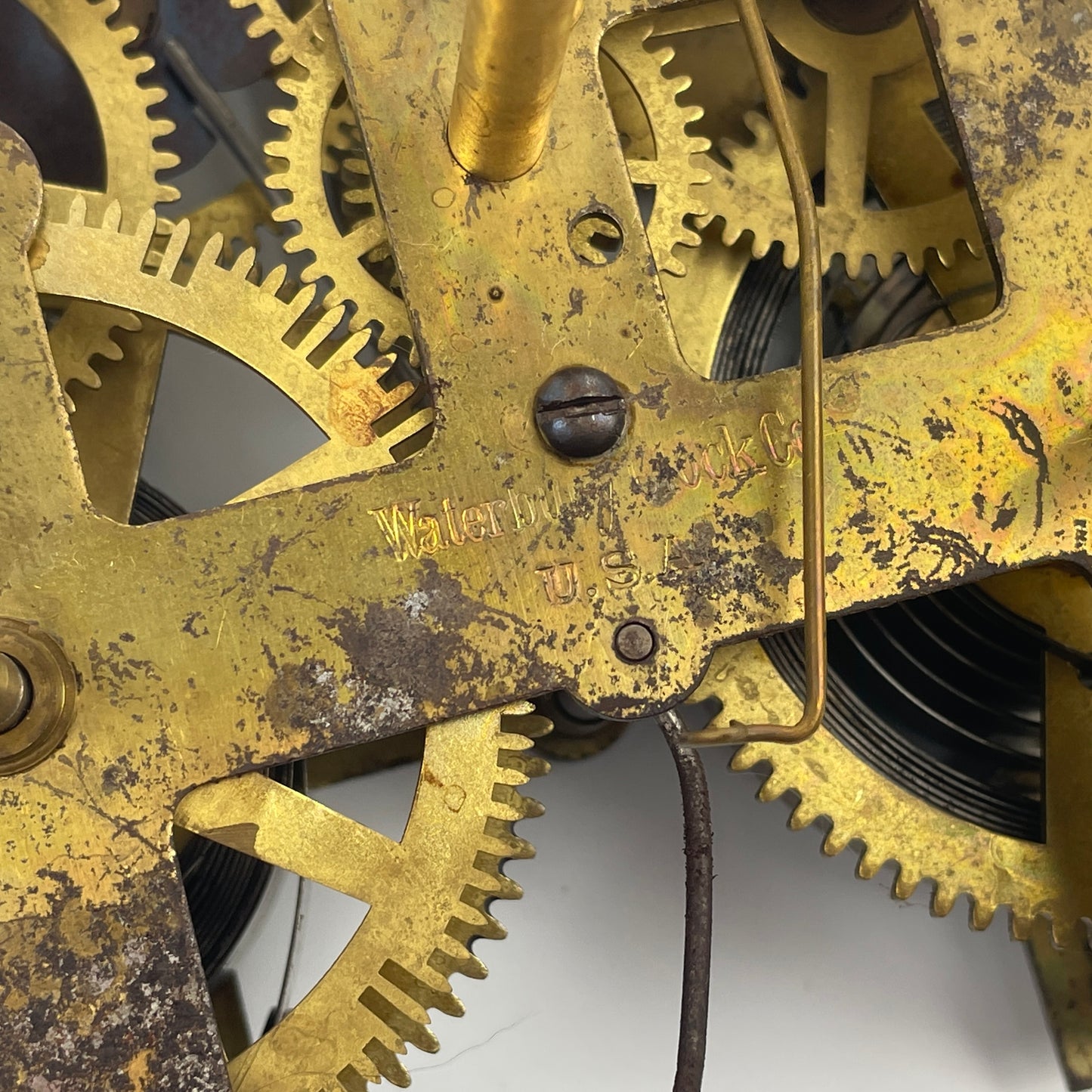 Lot 116- E. Ingraham & Waterbury 8-Day Time & Strike Clock Movements