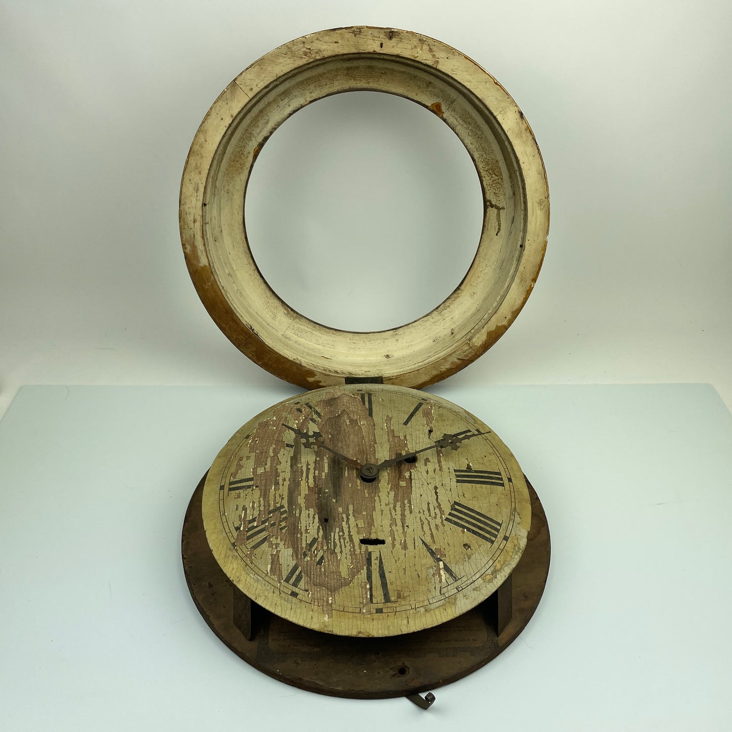 Lot 118- Brewster & Ingraham 8-Day Spring Driven Gallery Clock