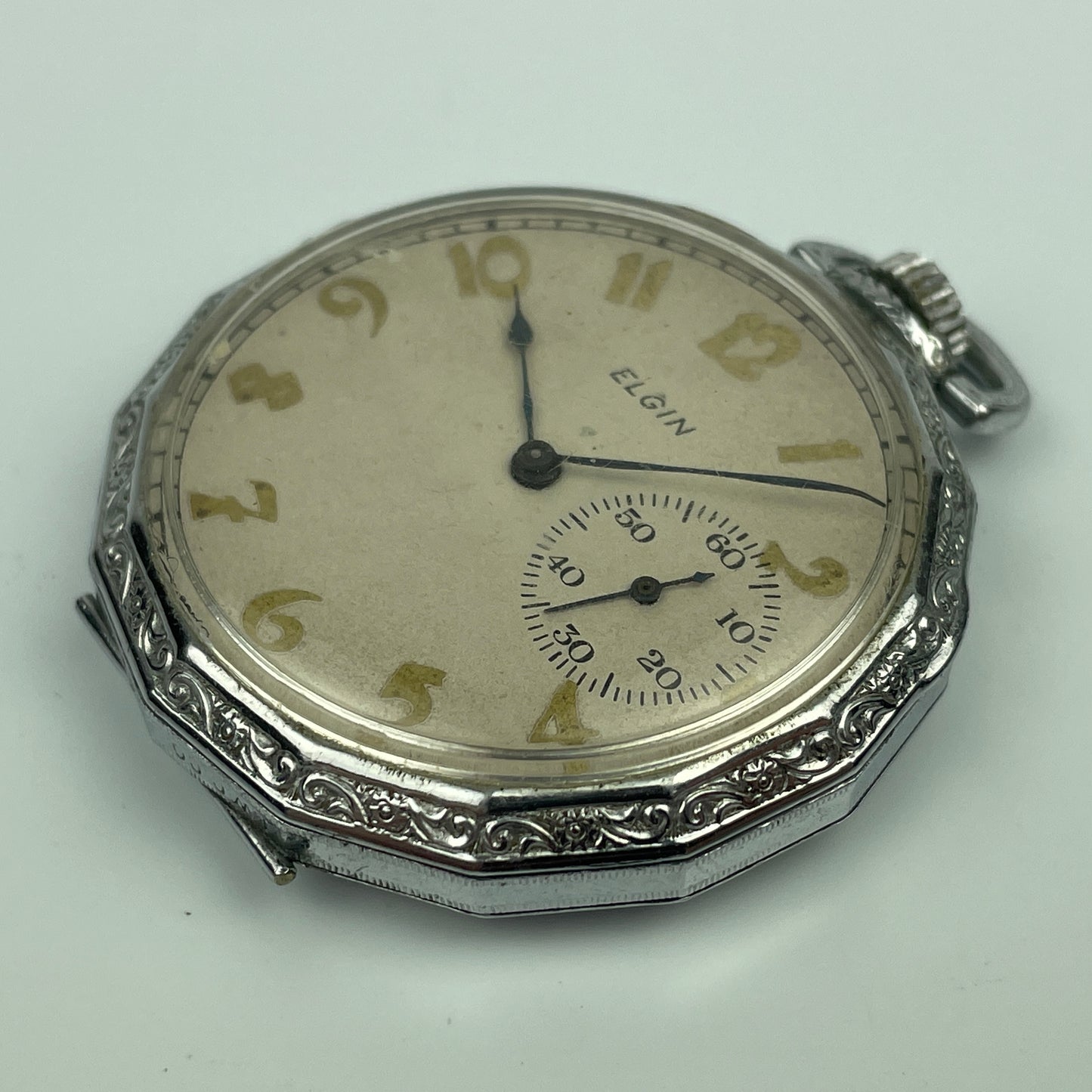 Lot 117- Elgin 6 Size Movement in 12 Size Case