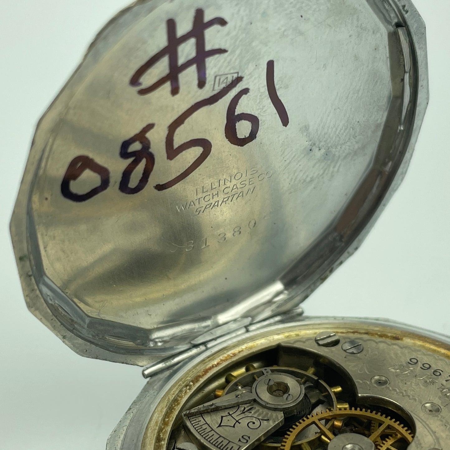 Lot 117- Elgin 6 Size Movement in 12 Size Case
