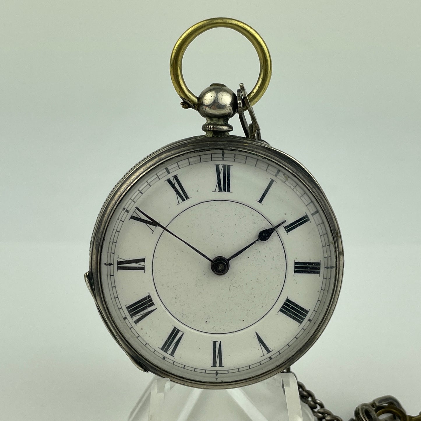 Lot 114- Swiss | 41 MM | Key Wind Pocket Watch