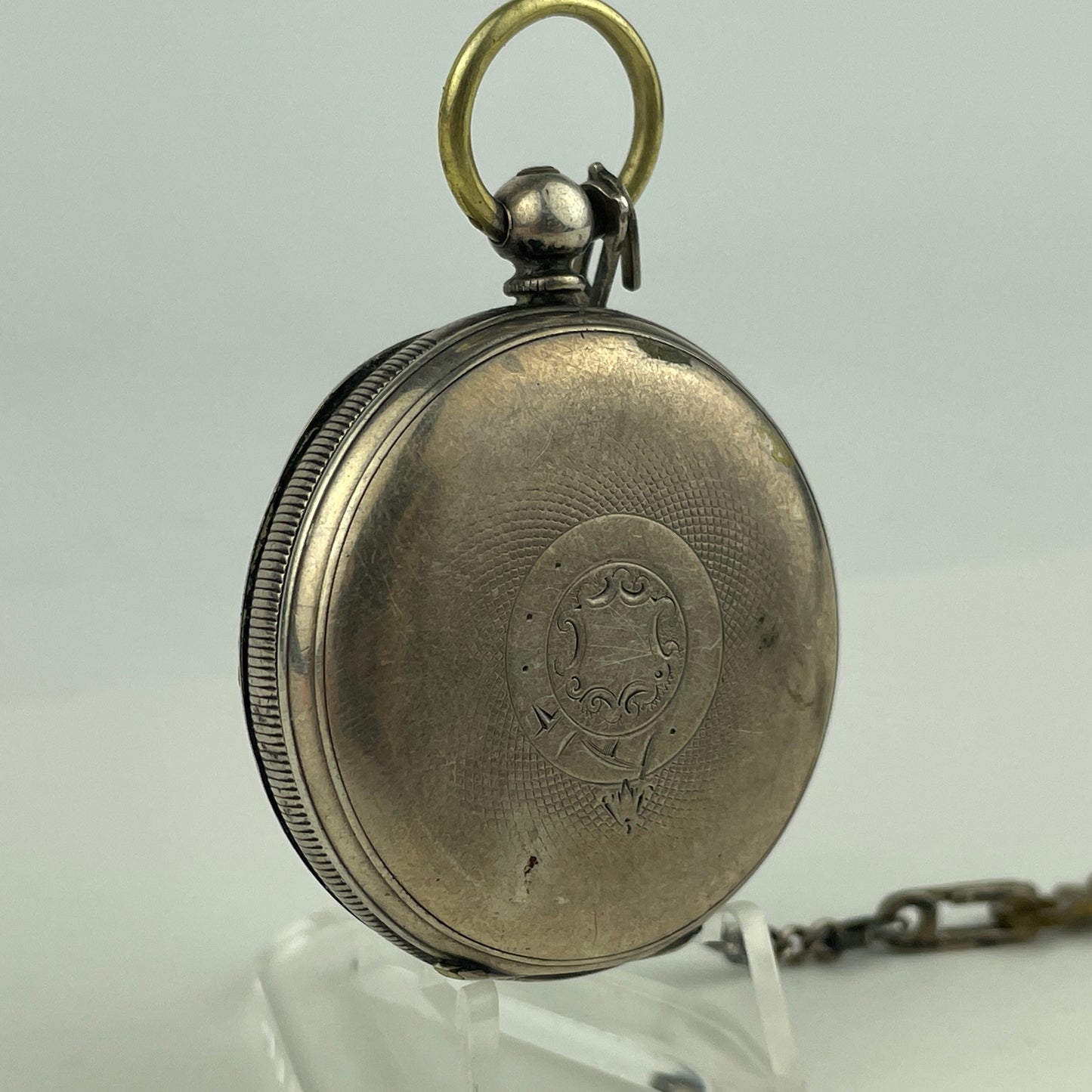 Lot 114- Swiss | 41 MM | Key Wind Pocket Watch