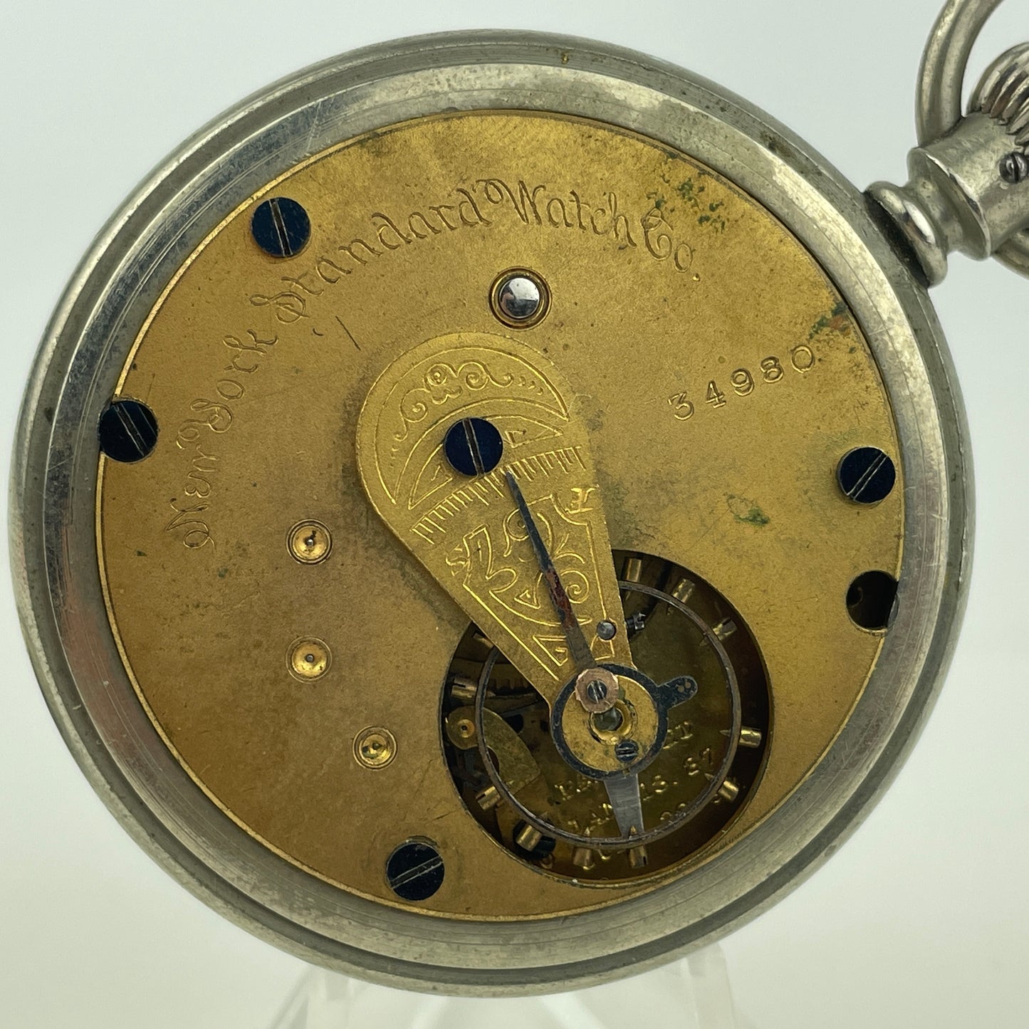 Lot 9- New York Standard | 18S | 7J | Pocket Watch