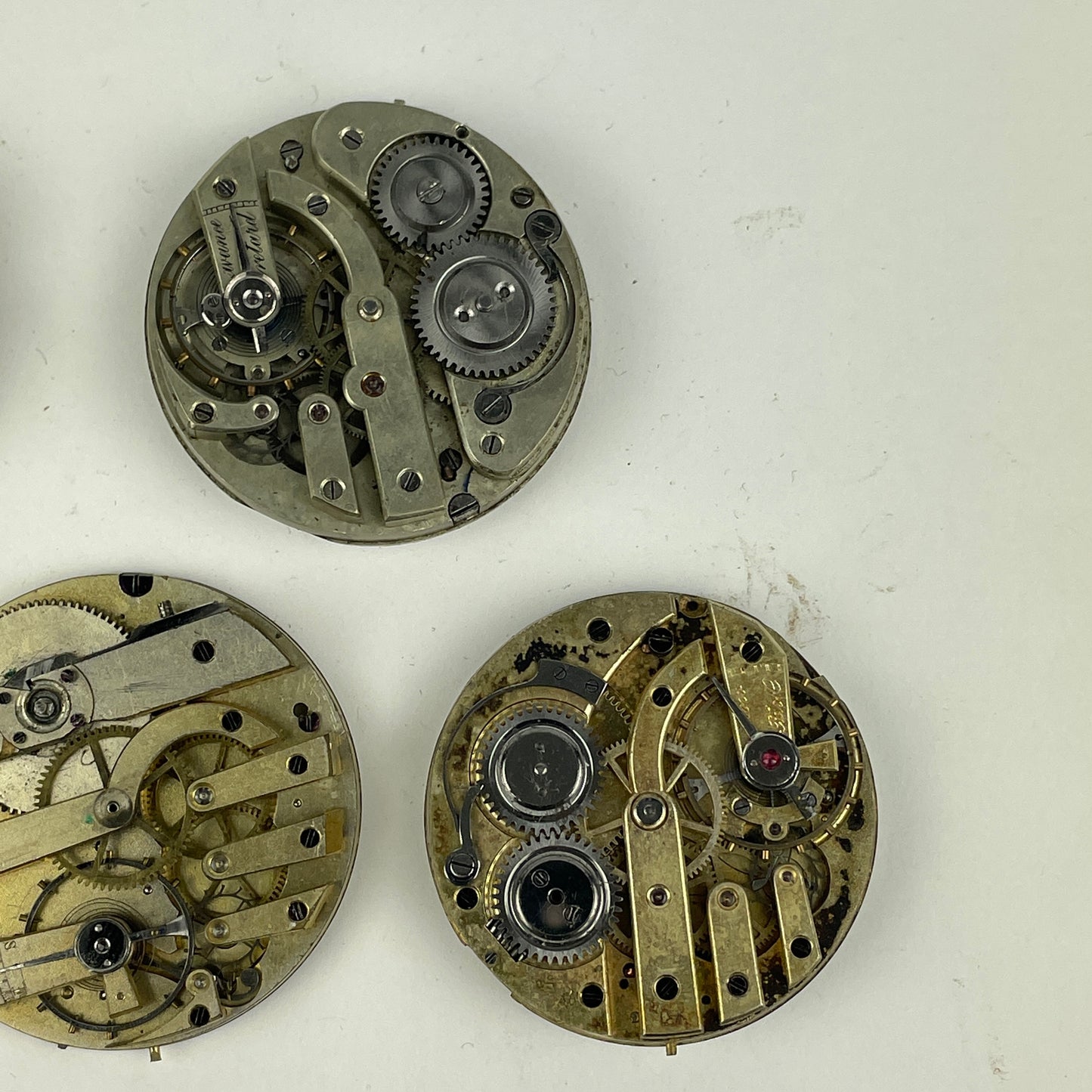 Lot 115- Swiss Pocket Watch Movements (7)