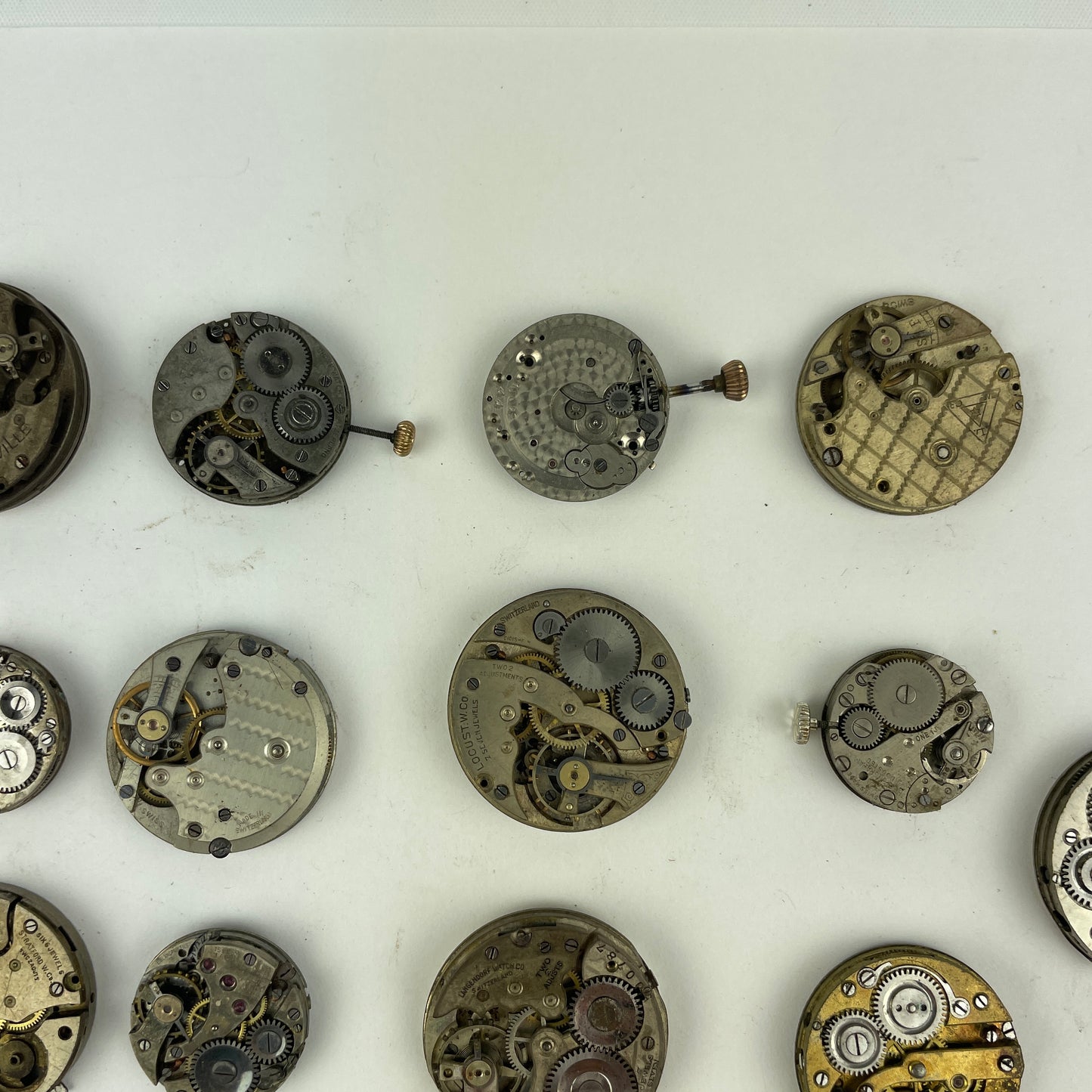 Lot 130- Swiss Pocket Watch Movements (20)