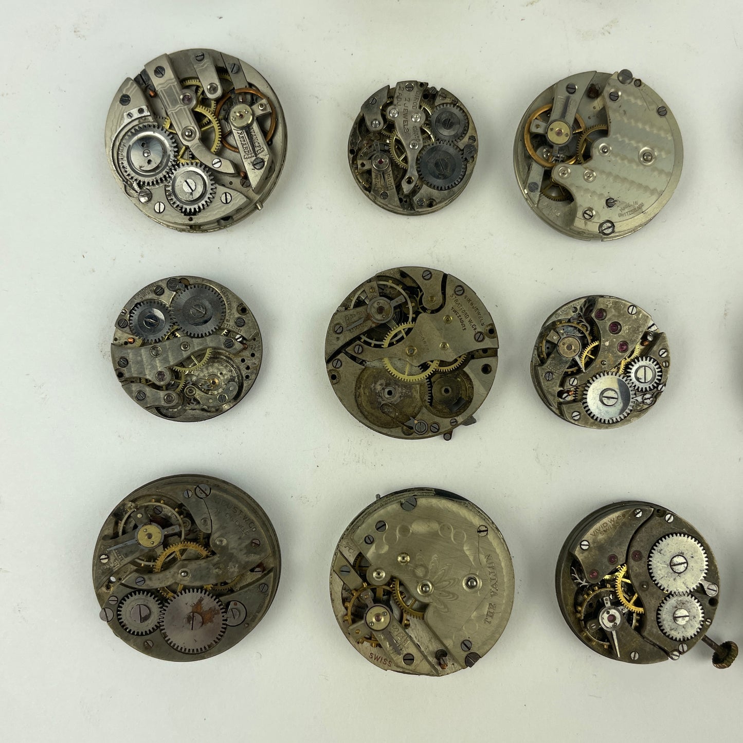 Lot 130- Swiss Pocket Watch Movements (20)