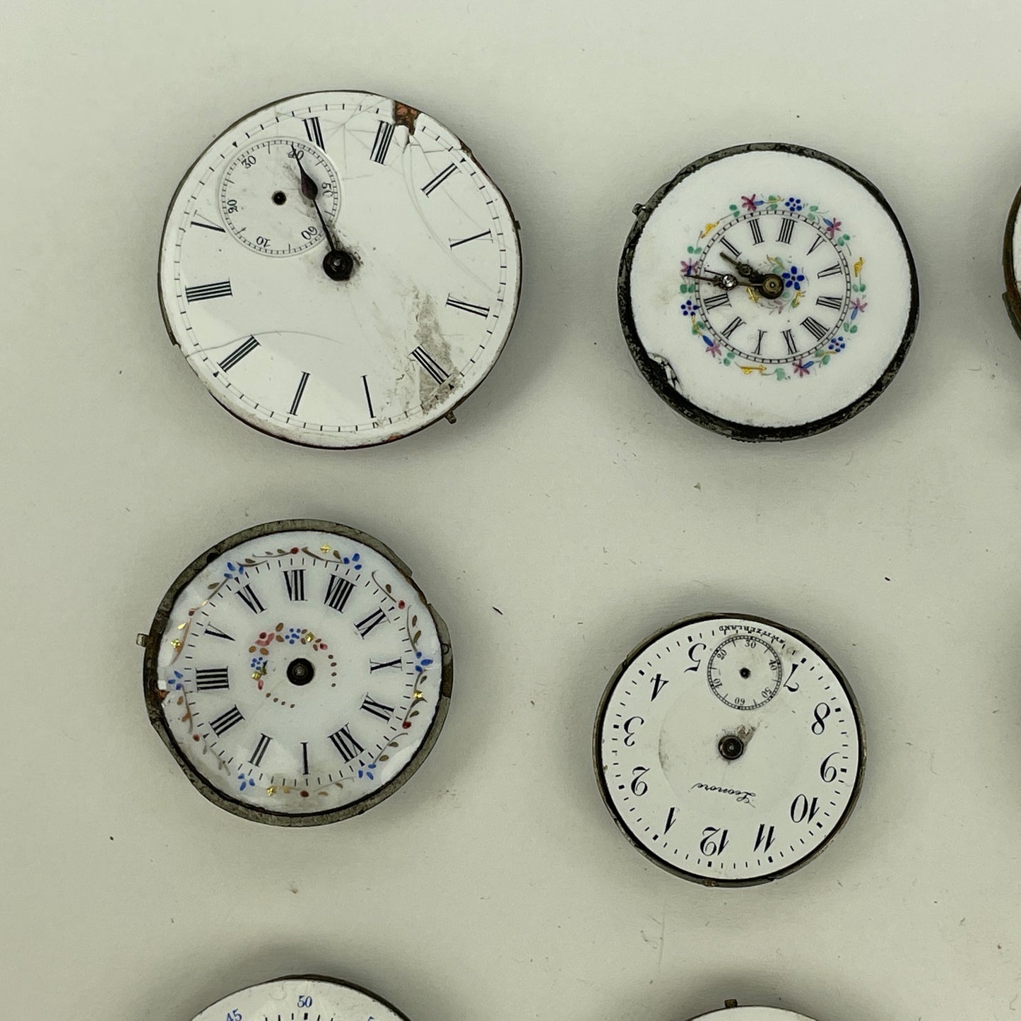 Lot 105- Swiss Lapel Watch Movements (16)