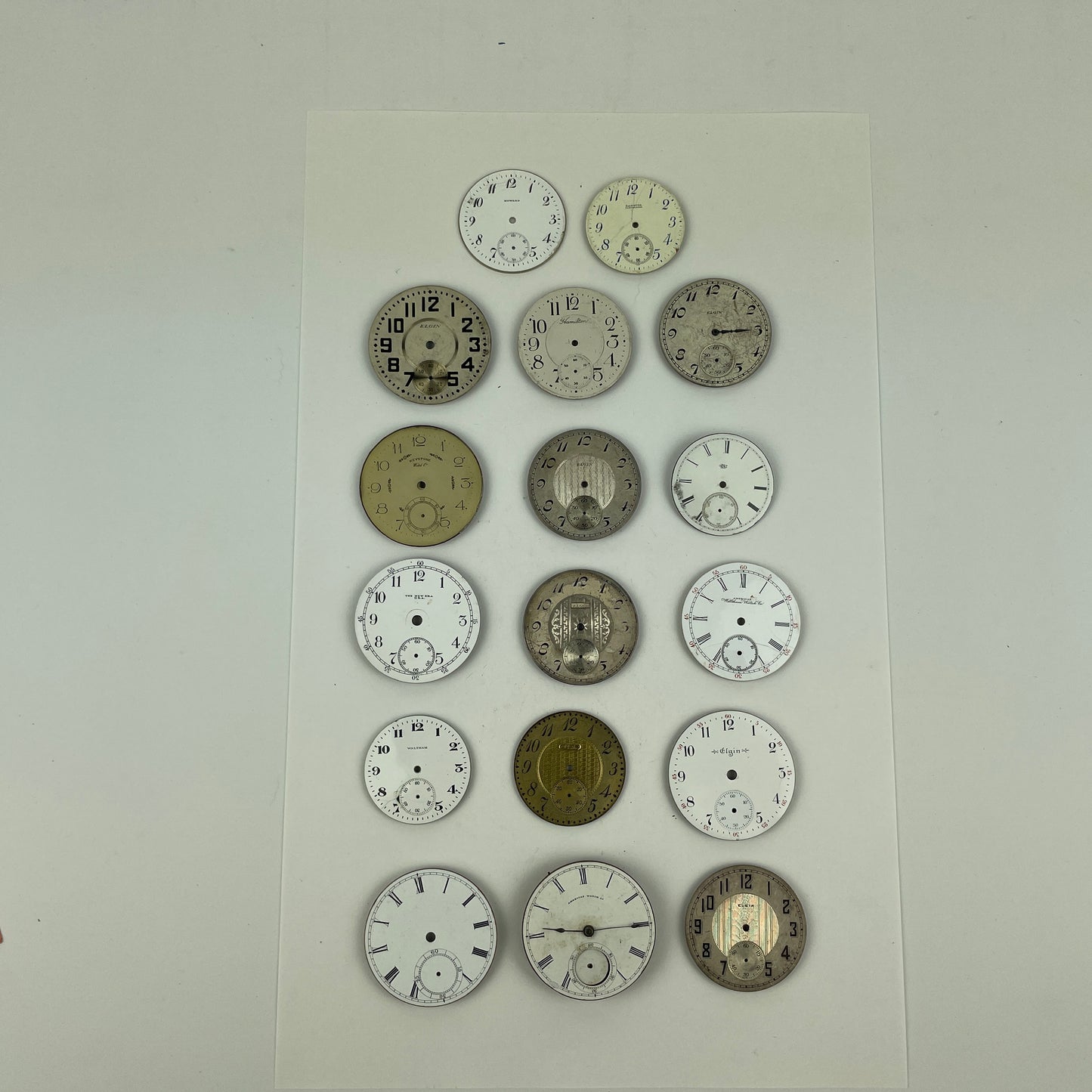 Lot 33- American Pocket Watch Dials (17)