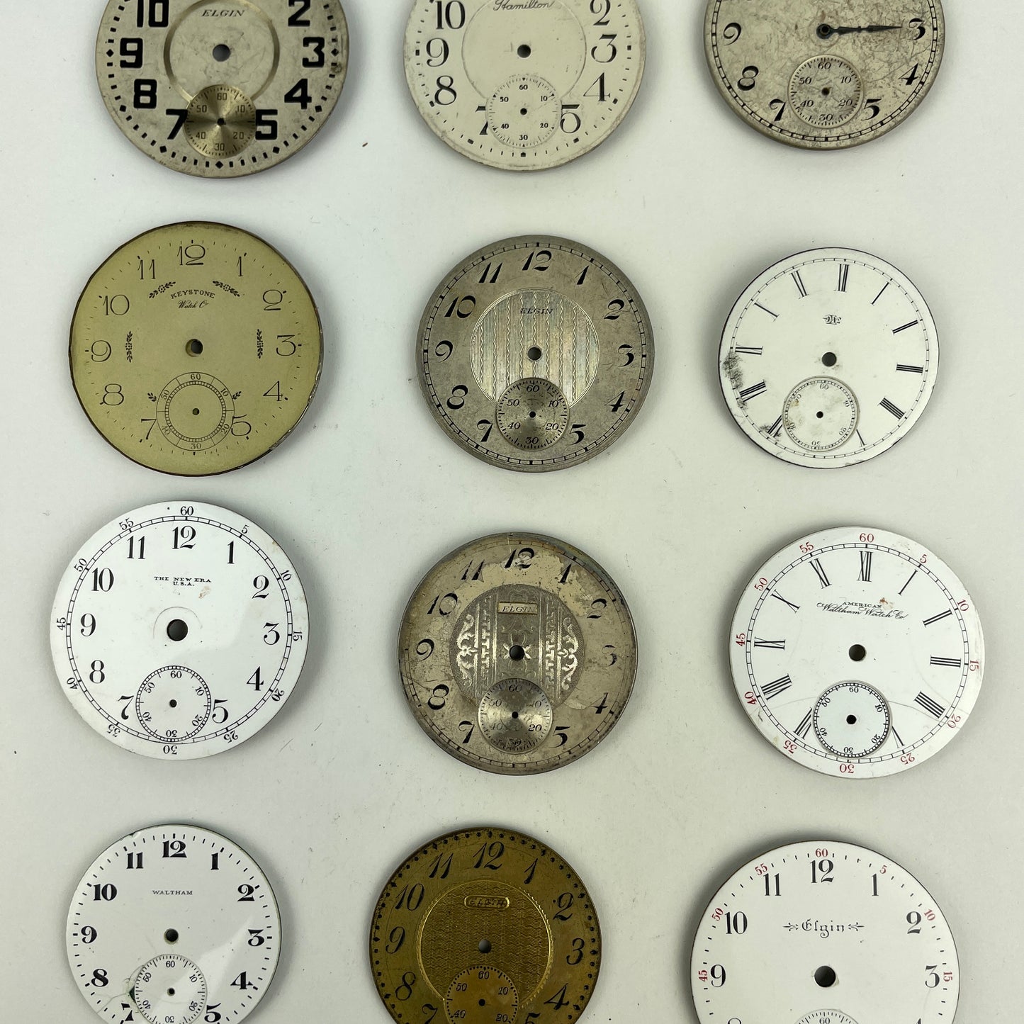 Lot 33- American Pocket Watch Dials (17)