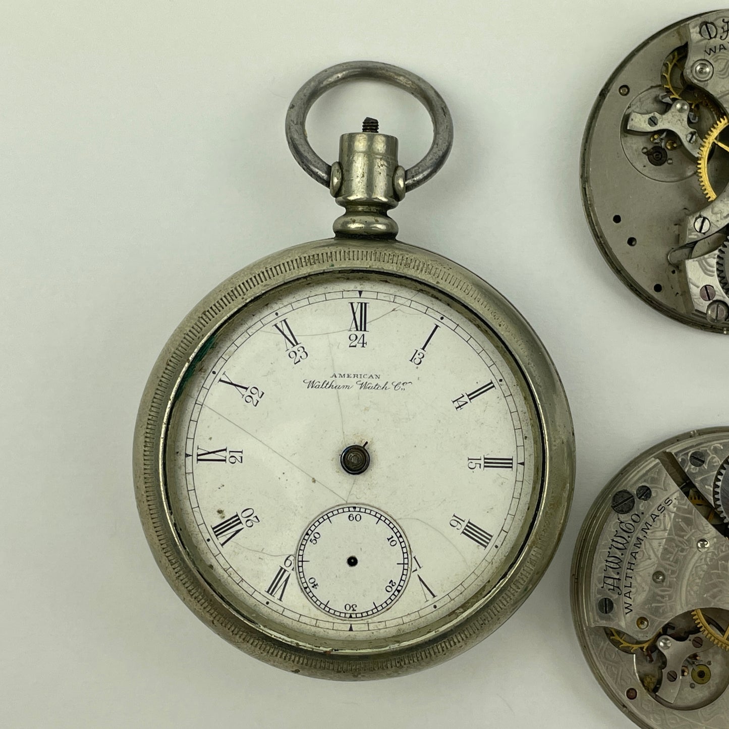 Lot 39- Waltham | Elgin |Pocket Watch Movements (4)
