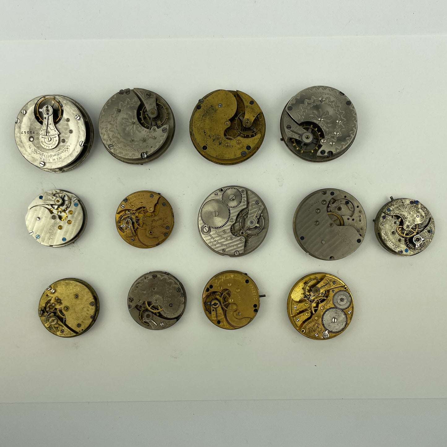 Lot 36- Seth Thomas | Elgin | Hampden | Parts Movements (13)