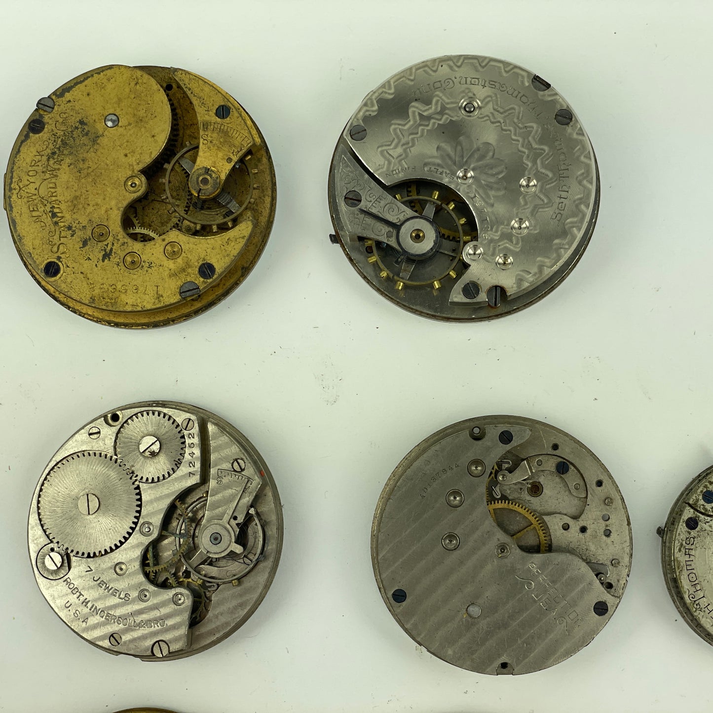 Lot 36- Seth Thomas | Elgin | Hampden | Parts Movements (13)