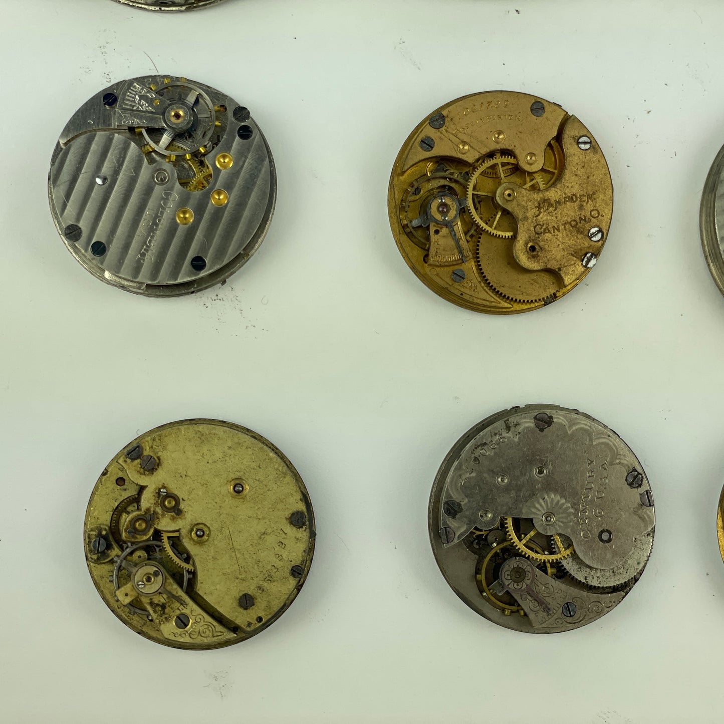 Lot 36- Seth Thomas | Elgin | Hampden | Parts Movements (13)