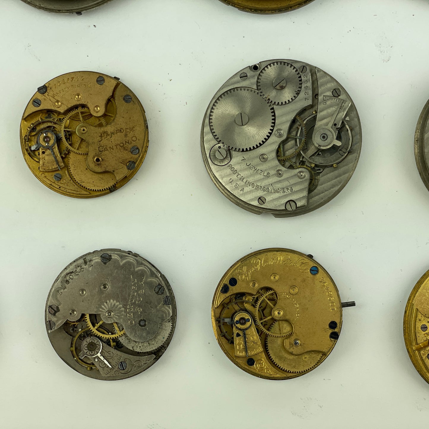 Lot 36- Seth Thomas | Elgin | Hampden | Parts Movements (13)