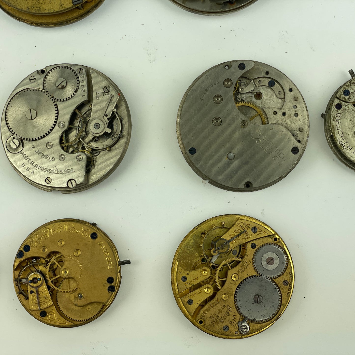 Lot 36- Seth Thomas | Elgin | Hampden | Parts Movements (13)