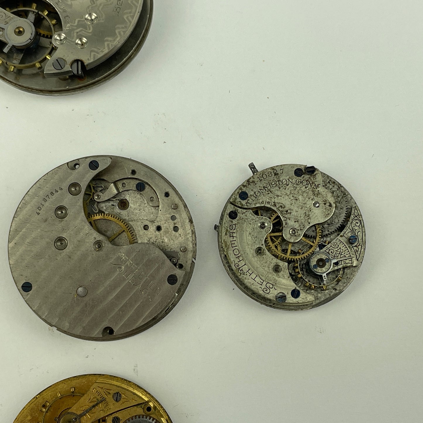 Lot 36- Seth Thomas | Elgin | Hampden | Parts Movements (13)