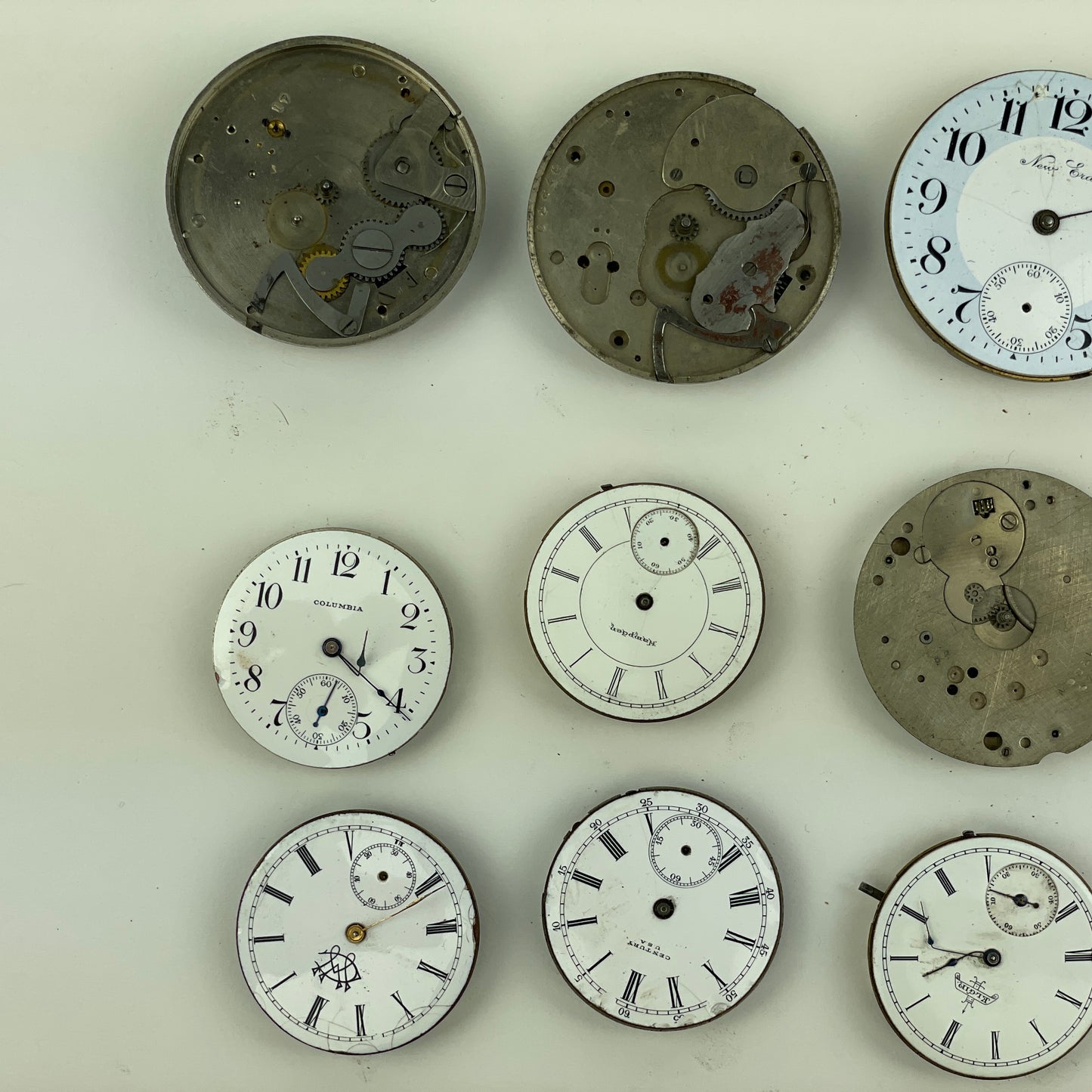 Lot 36- Seth Thomas | Elgin | Hampden | Parts Movements (13)