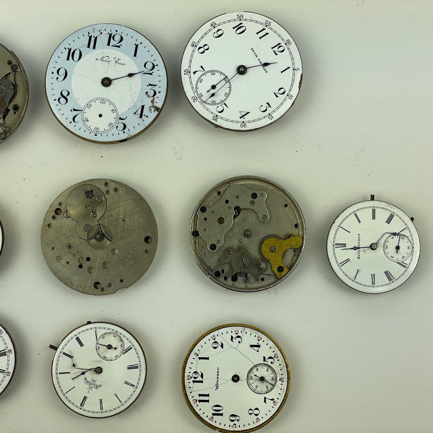 Lot 36- Seth Thomas | Elgin | Hampden | Parts Movements (13)