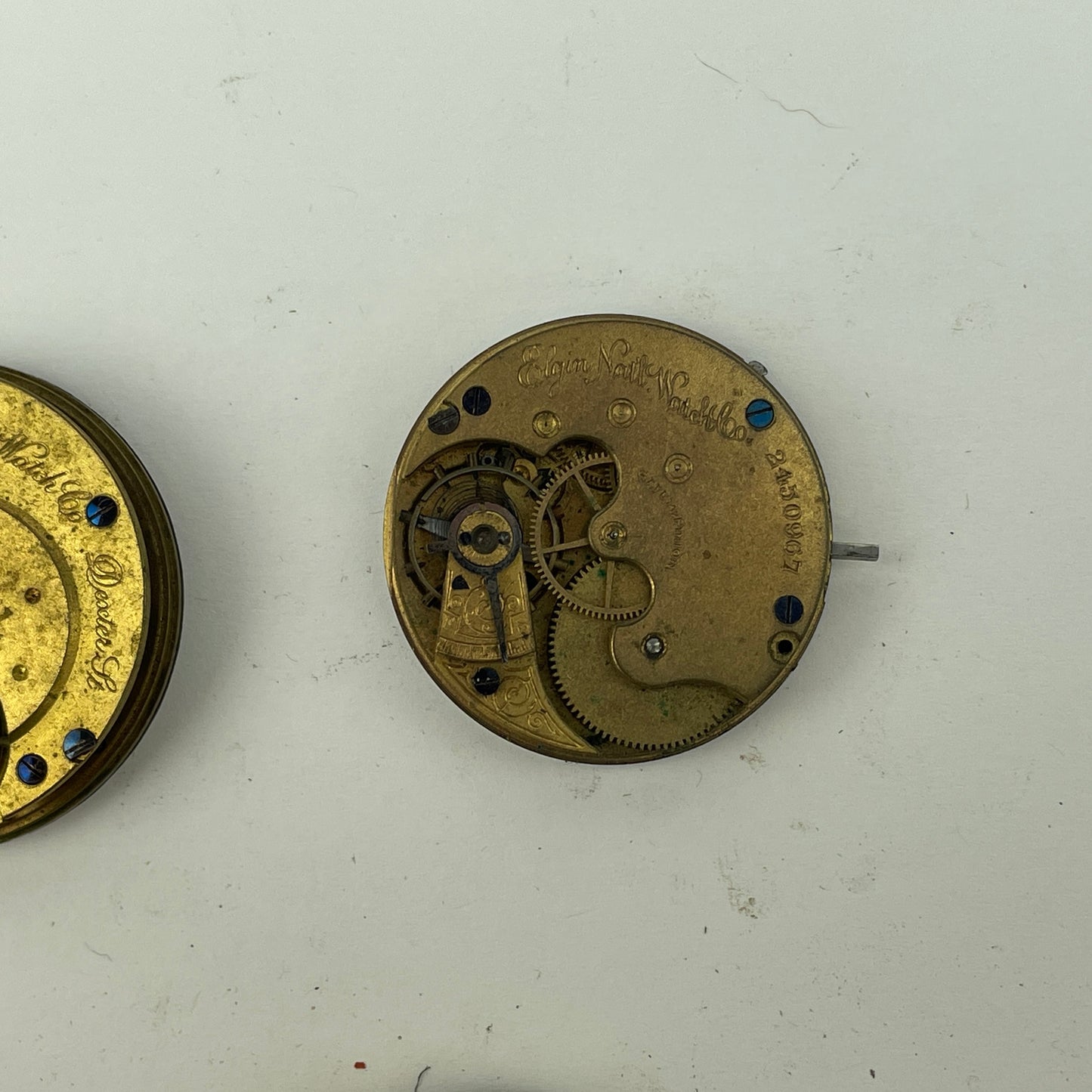 Lot 86- Elgin Pocket Watch Movements (5)