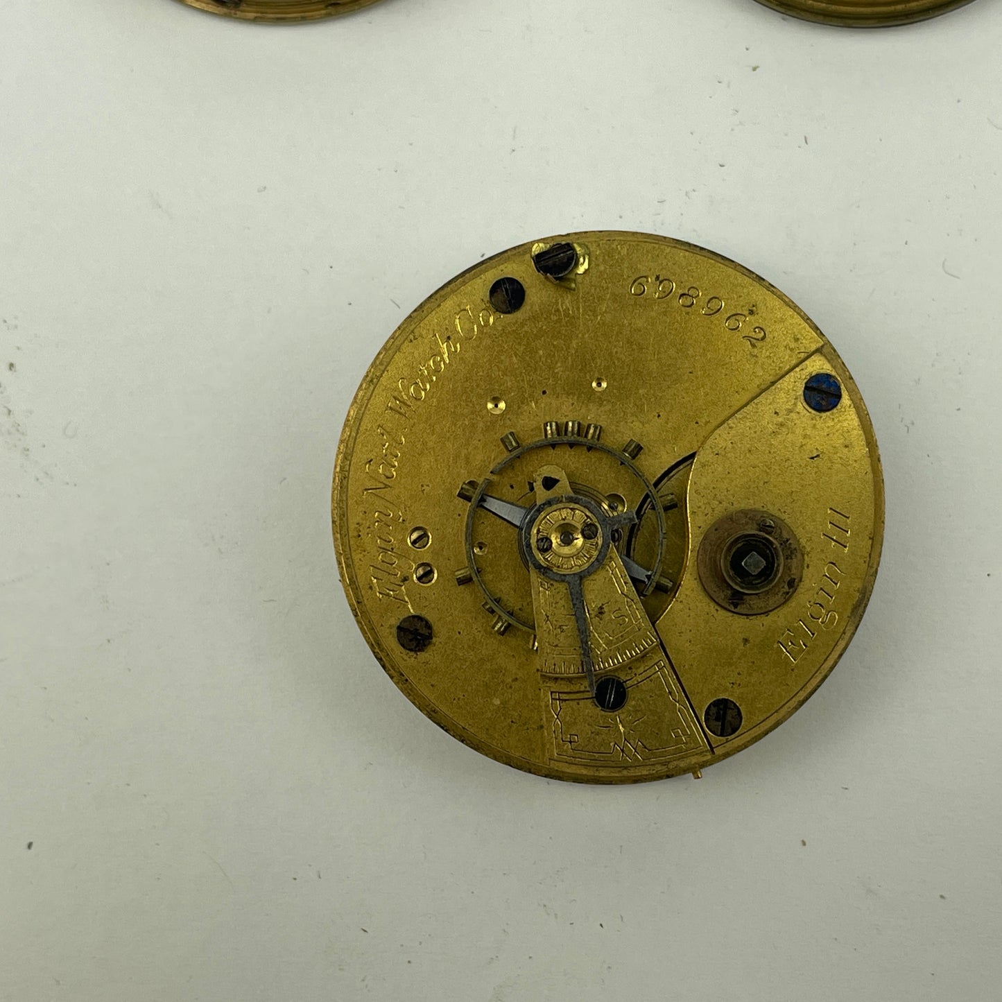Lot 86- Elgin Pocket Watch Movements (5)