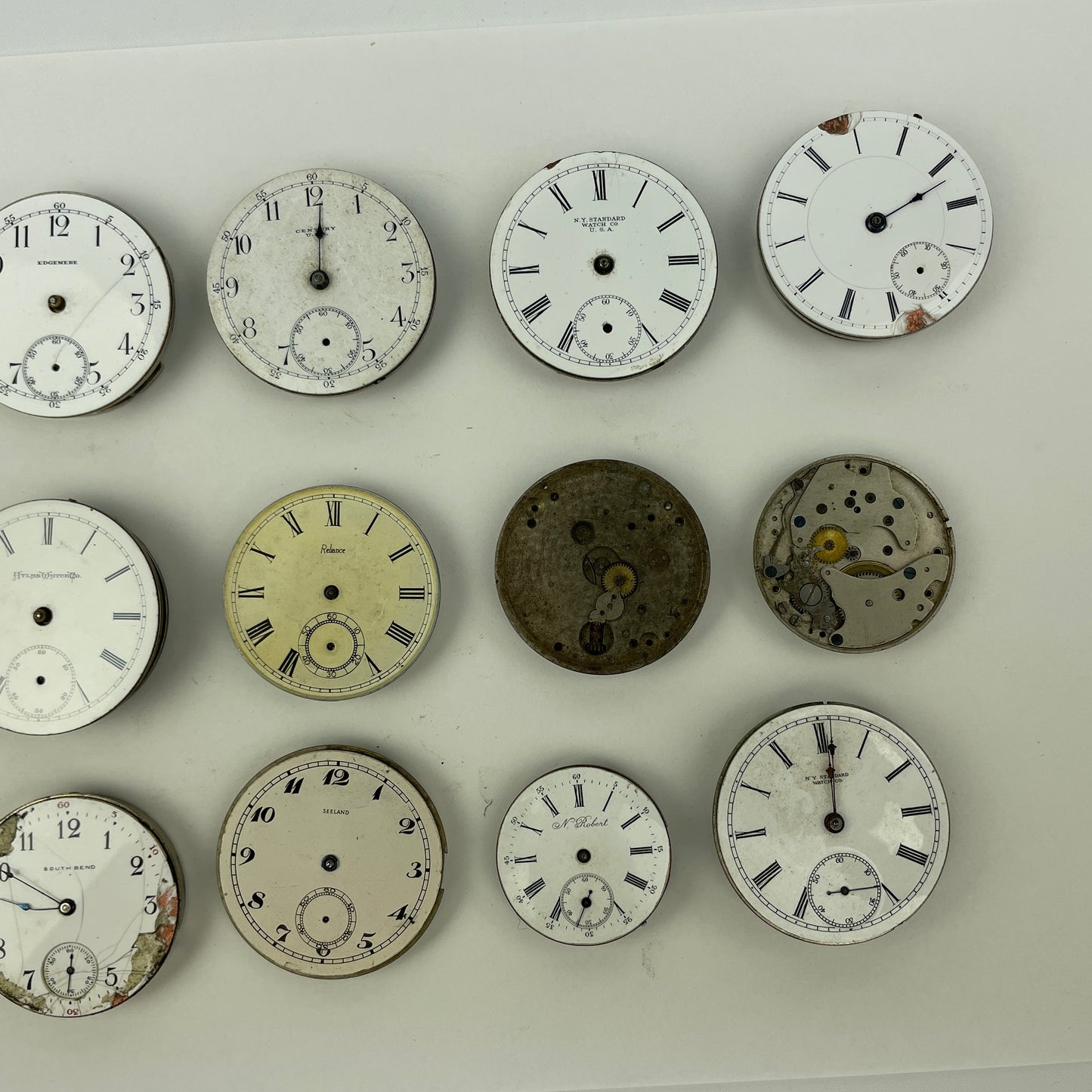 Lot 40- American & Swiss Pocket Watch Movements (13)