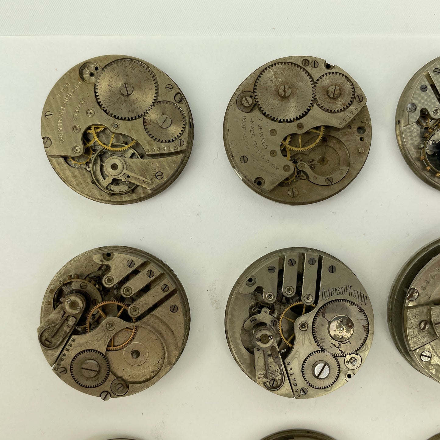 Lot 41- Swiss & American Pocket Watch Movements (21)