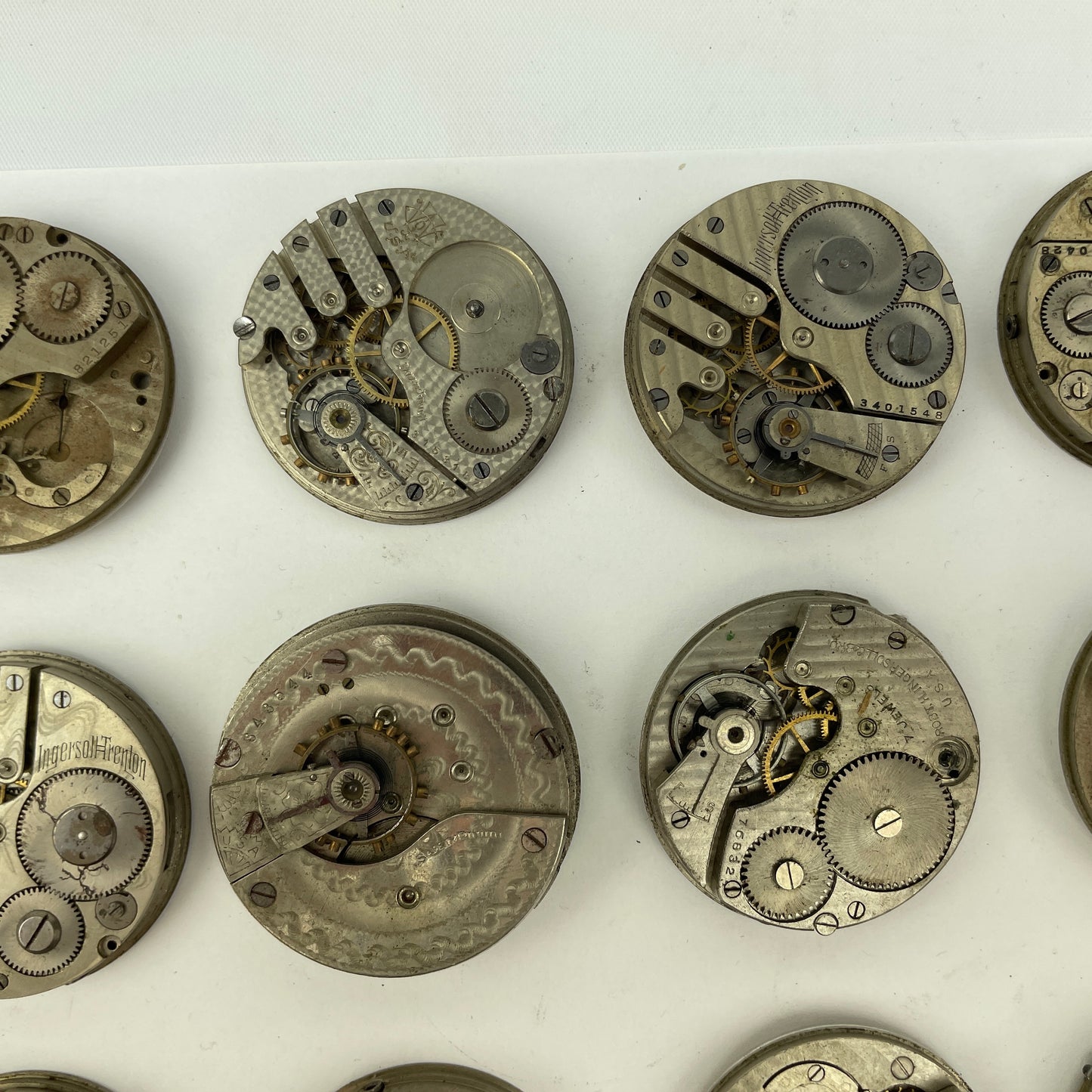 Lot 41- Swiss & American Pocket Watch Movements (21)