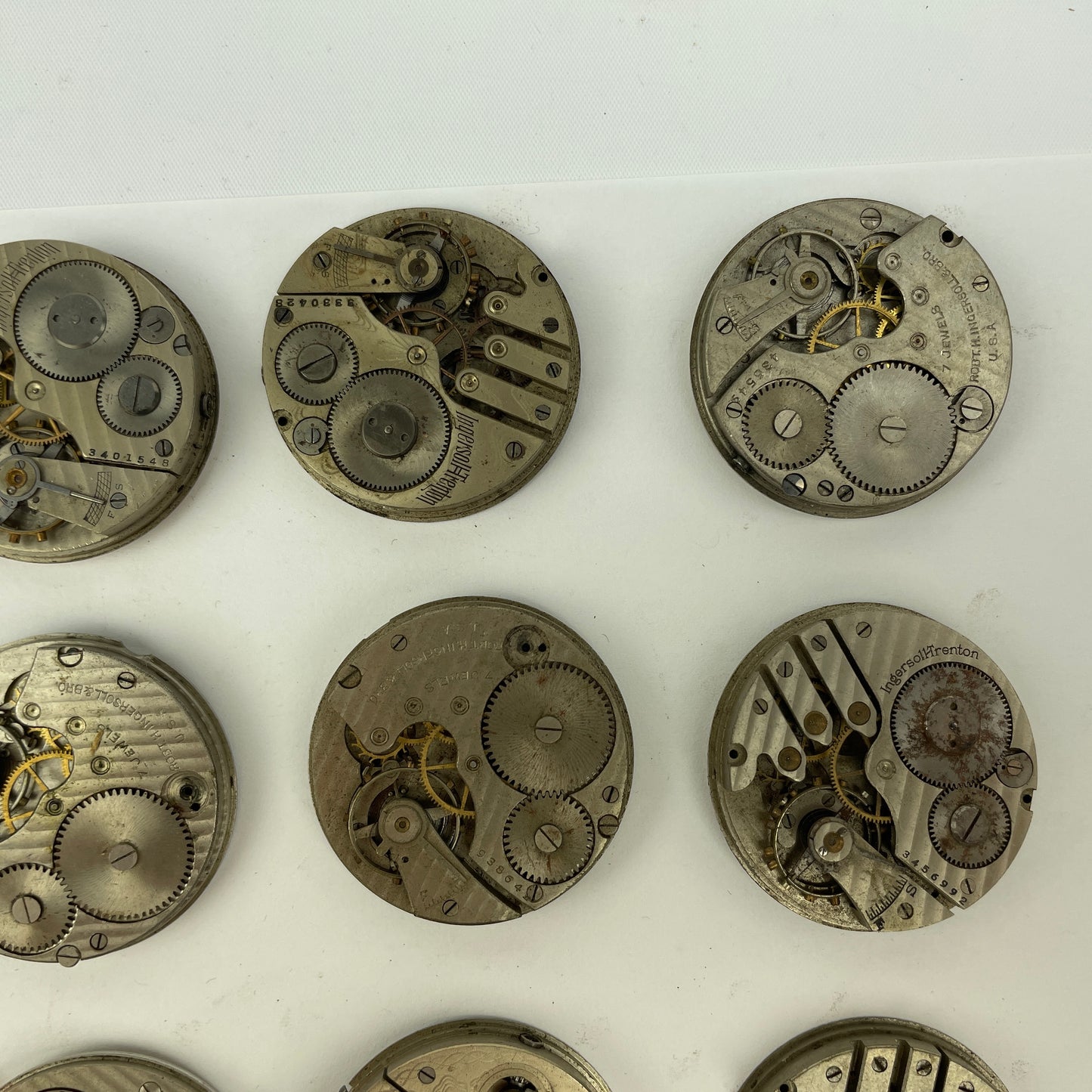 Lot 41- Swiss & American Pocket Watch Movements (21)