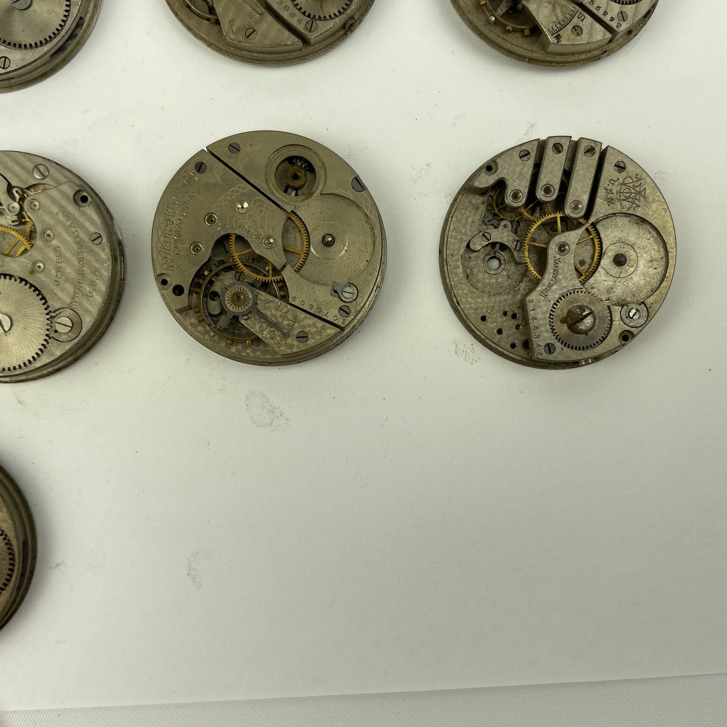 Lot 41- Swiss & American Pocket Watch Movements (21)