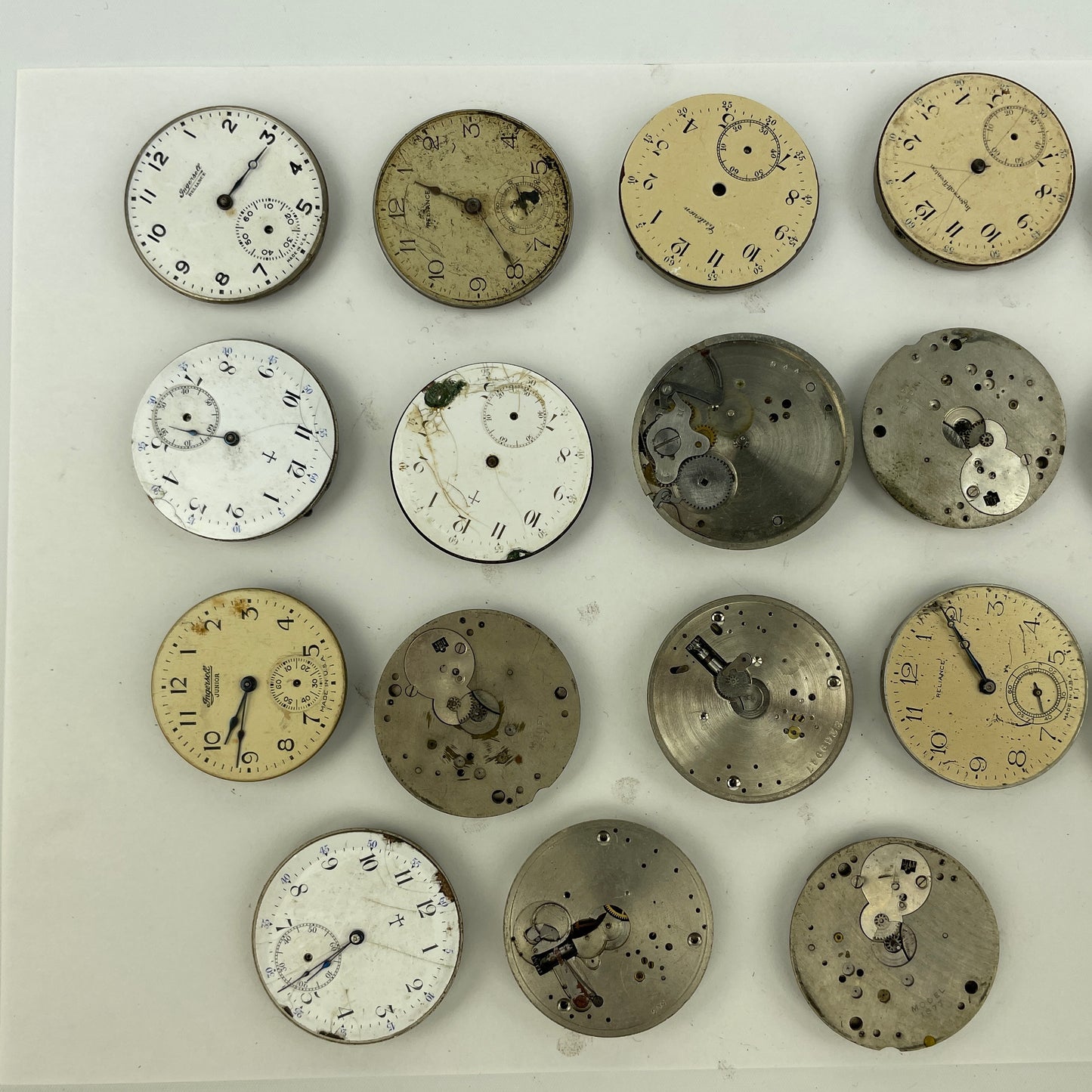 Lot 41- Swiss & American Pocket Watch Movements (21)