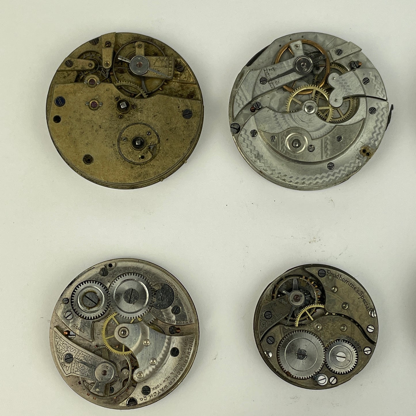 Lot 45- Swiss Pocket Watch Movements (14)