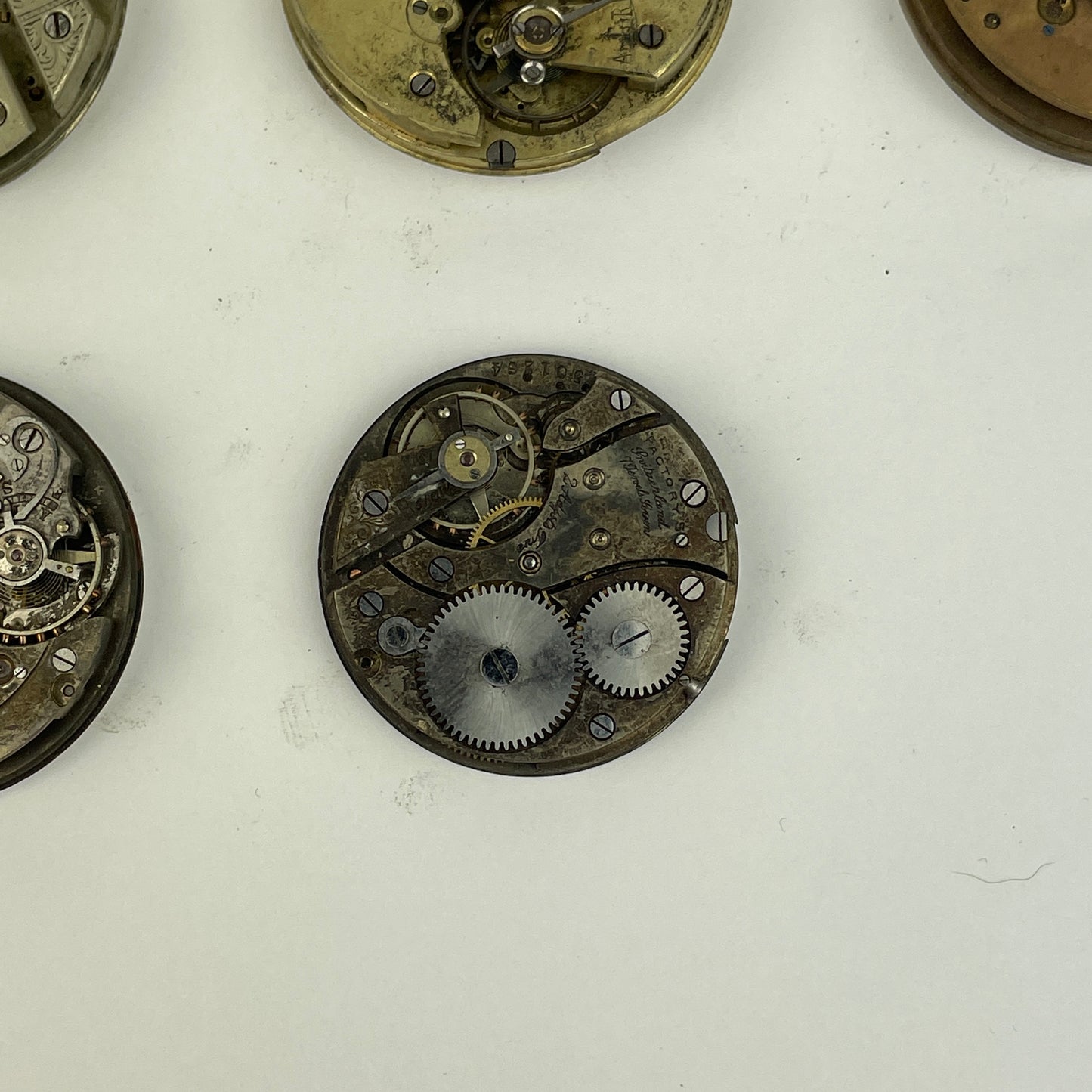 Lot 45- Swiss Pocket Watch Movements (14)