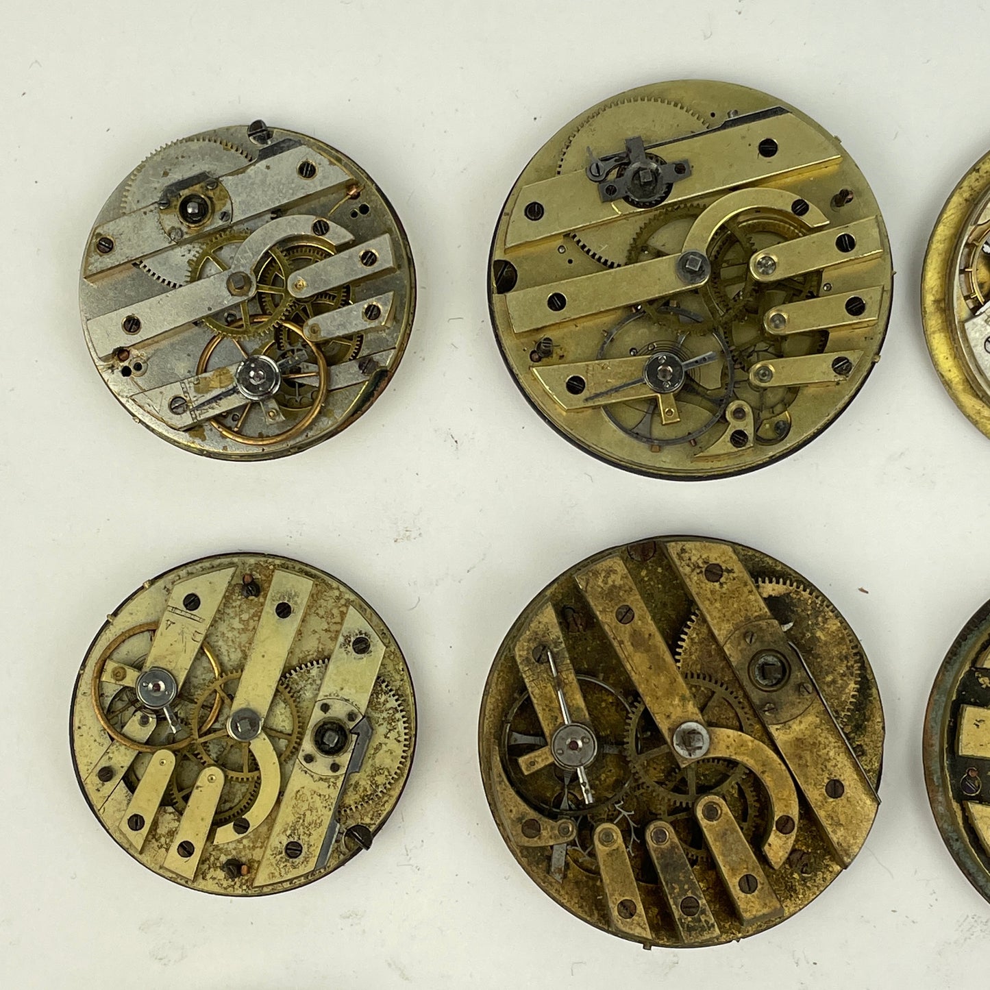 Lot 46- Swiss Bar Pocket Watch Movements (13)