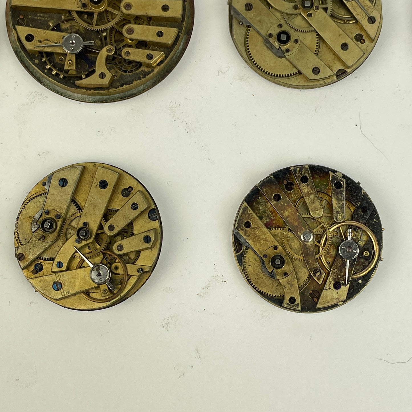 Lot 46- Swiss Bar Pocket Watch Movements (13)