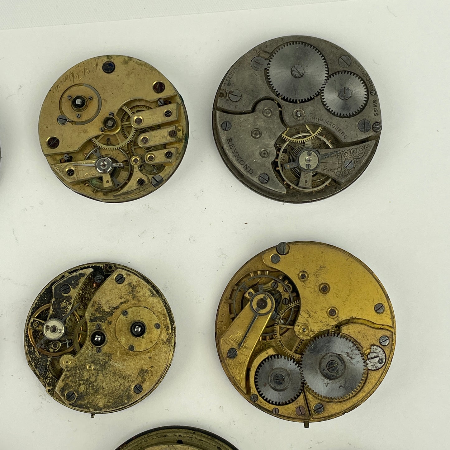 Lot 47- American & Swiss Pocket Watch Movements (22)