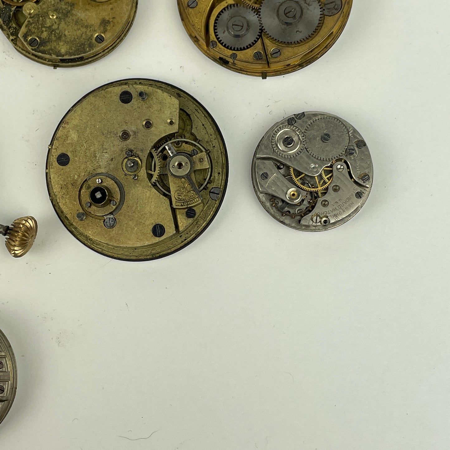 Lot 47- American & Swiss Pocket Watch Movements (22)