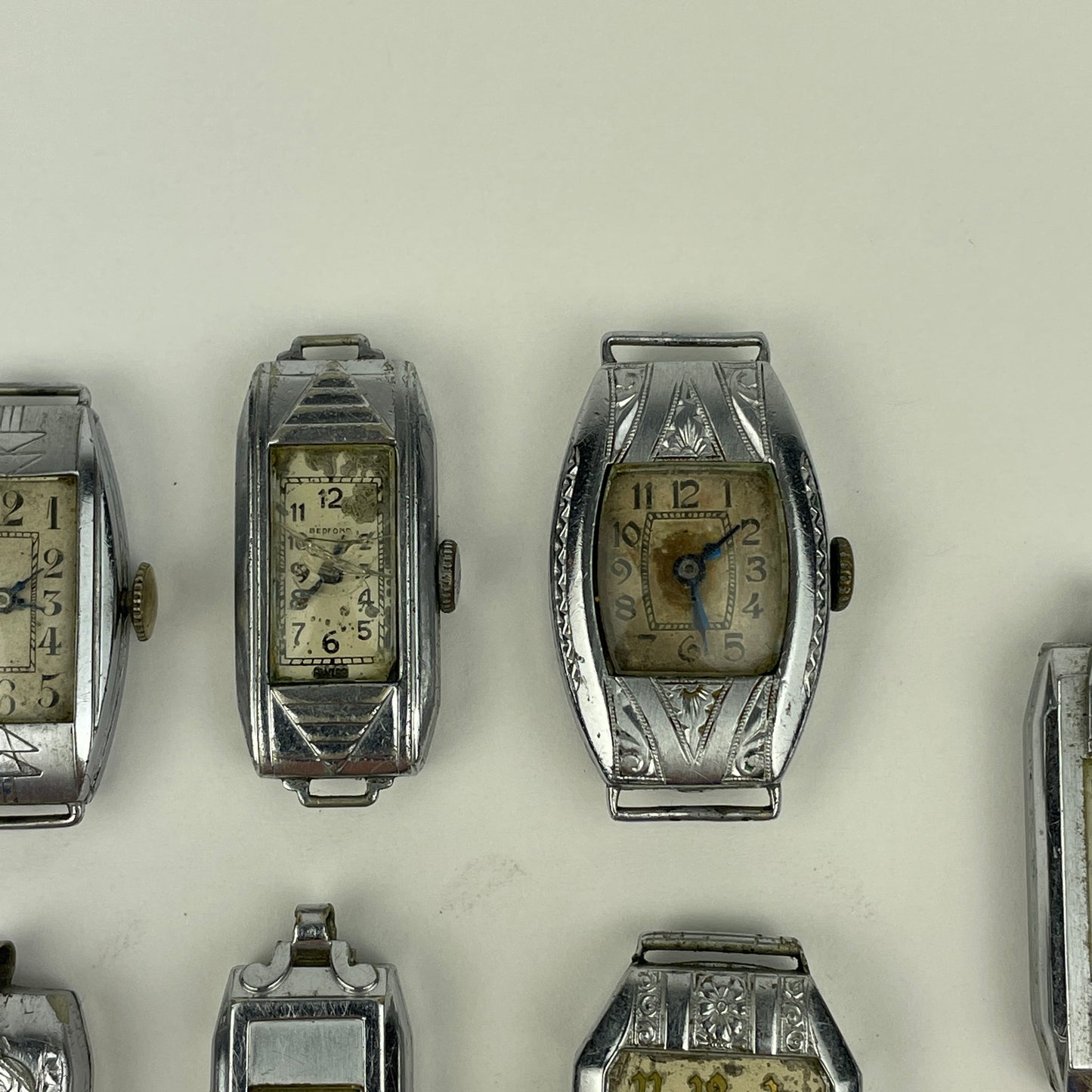 Lot 48- Ladies Vintage Mechanical Wristwatch Movements (9)