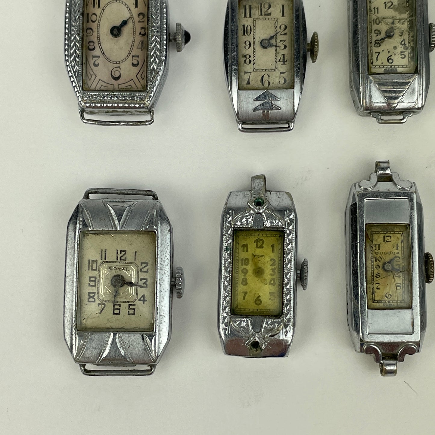 Lot 48- Ladies Vintage Mechanical Wristwatch Movements (9)