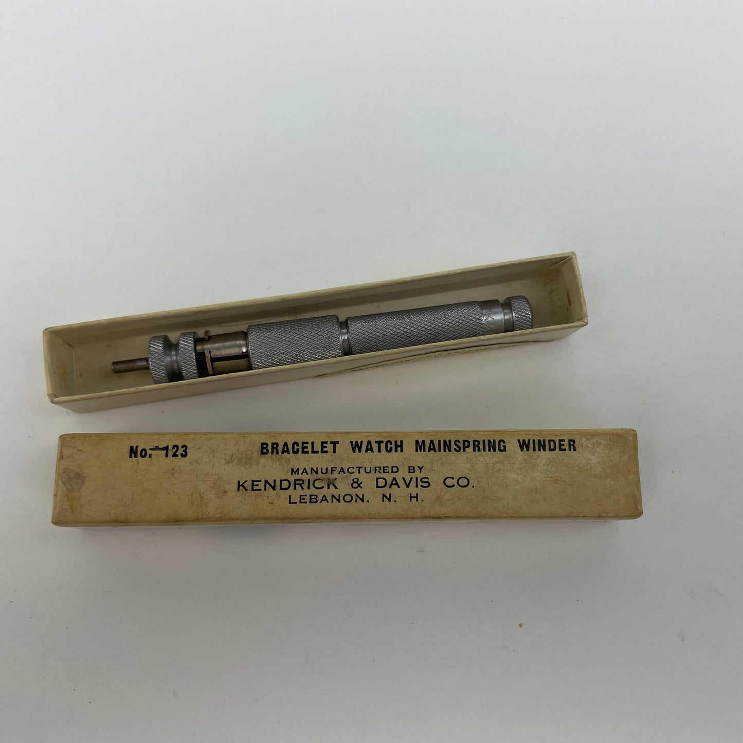 Lot 53- Kendrick & Davis Mainspring Winders No.123 & No. 123A