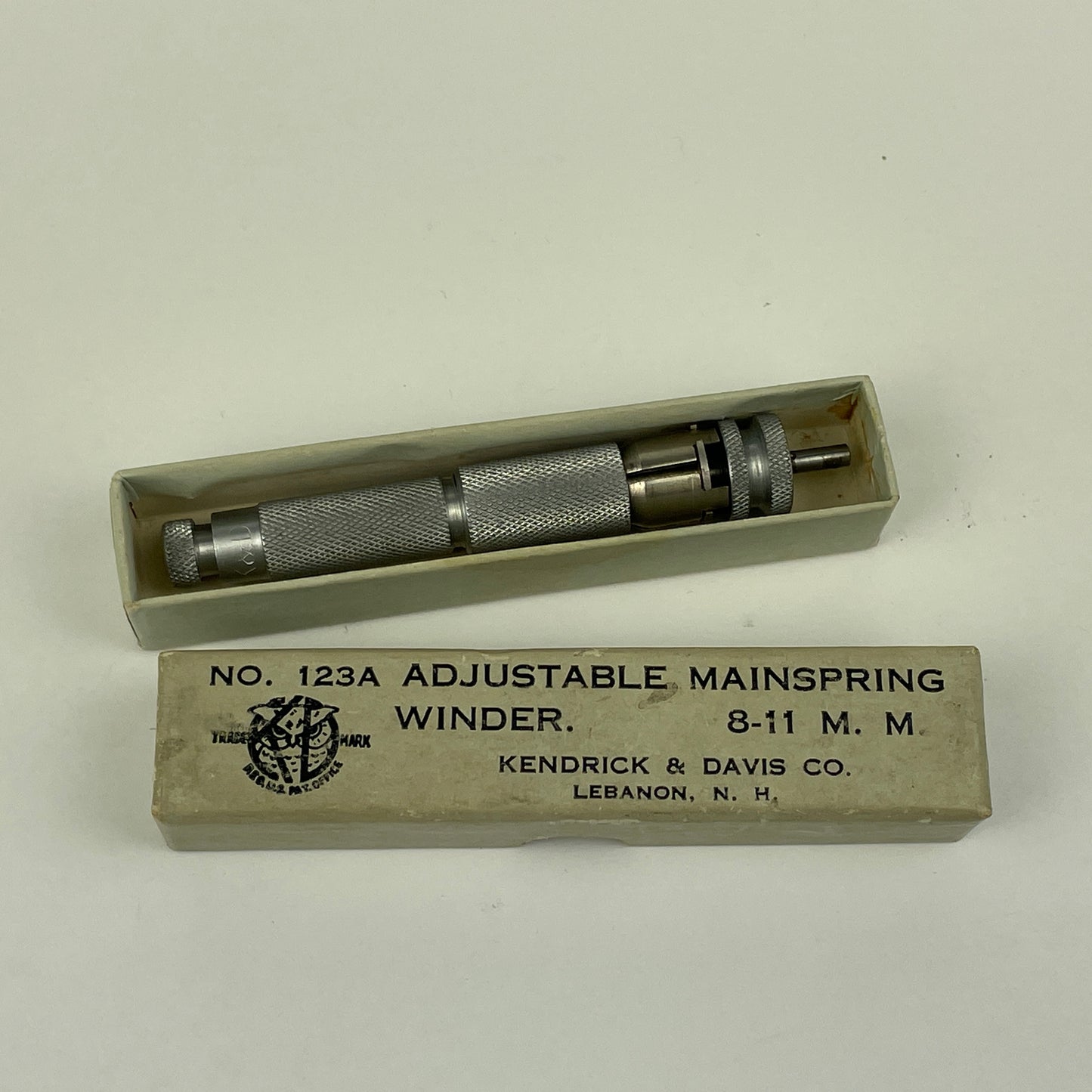 Lot 53- Kendrick & Davis Mainspring Winders No.123 & No. 123A