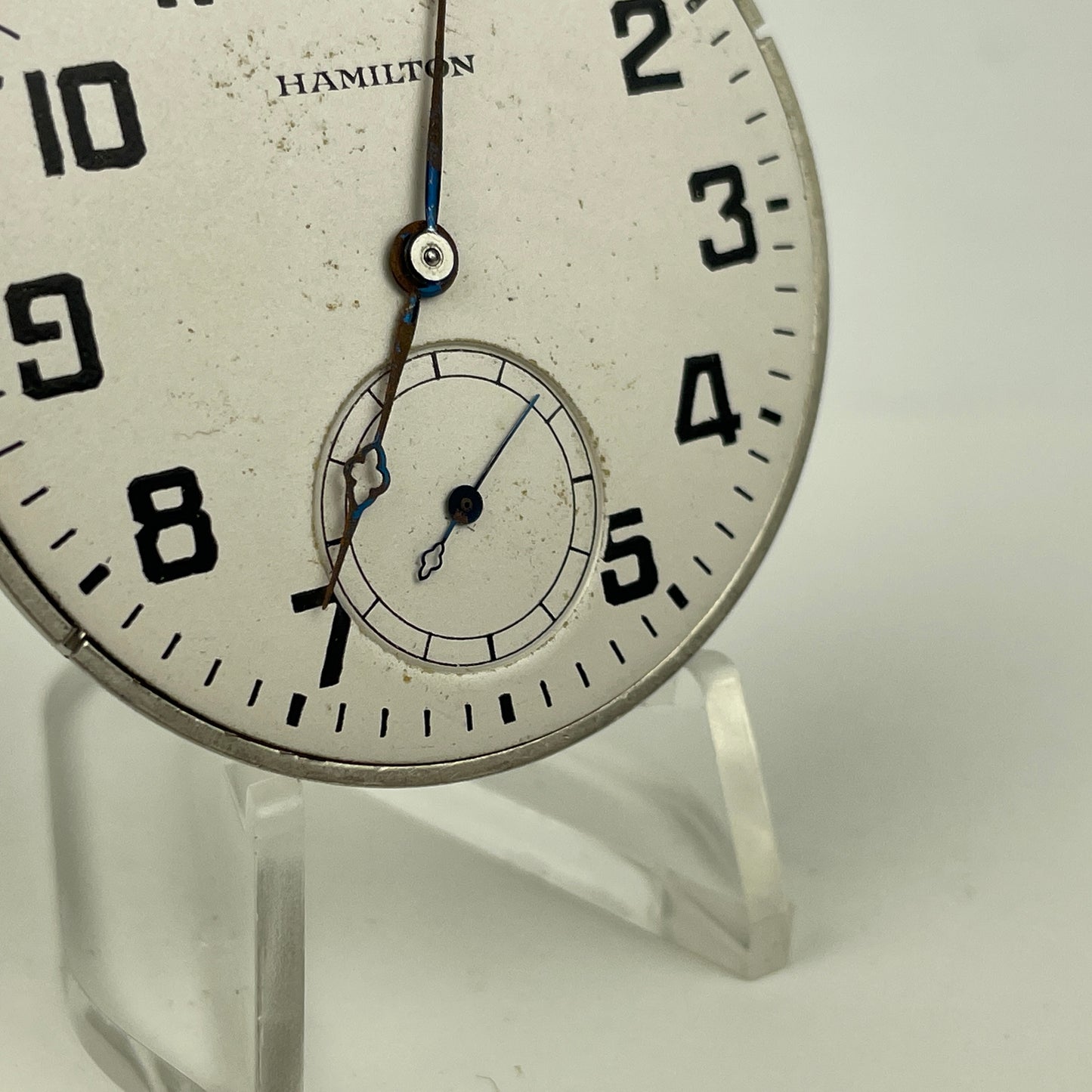 Lot 55- Hamilton | 12S | 910 | 17J | Pocket Watch Movement