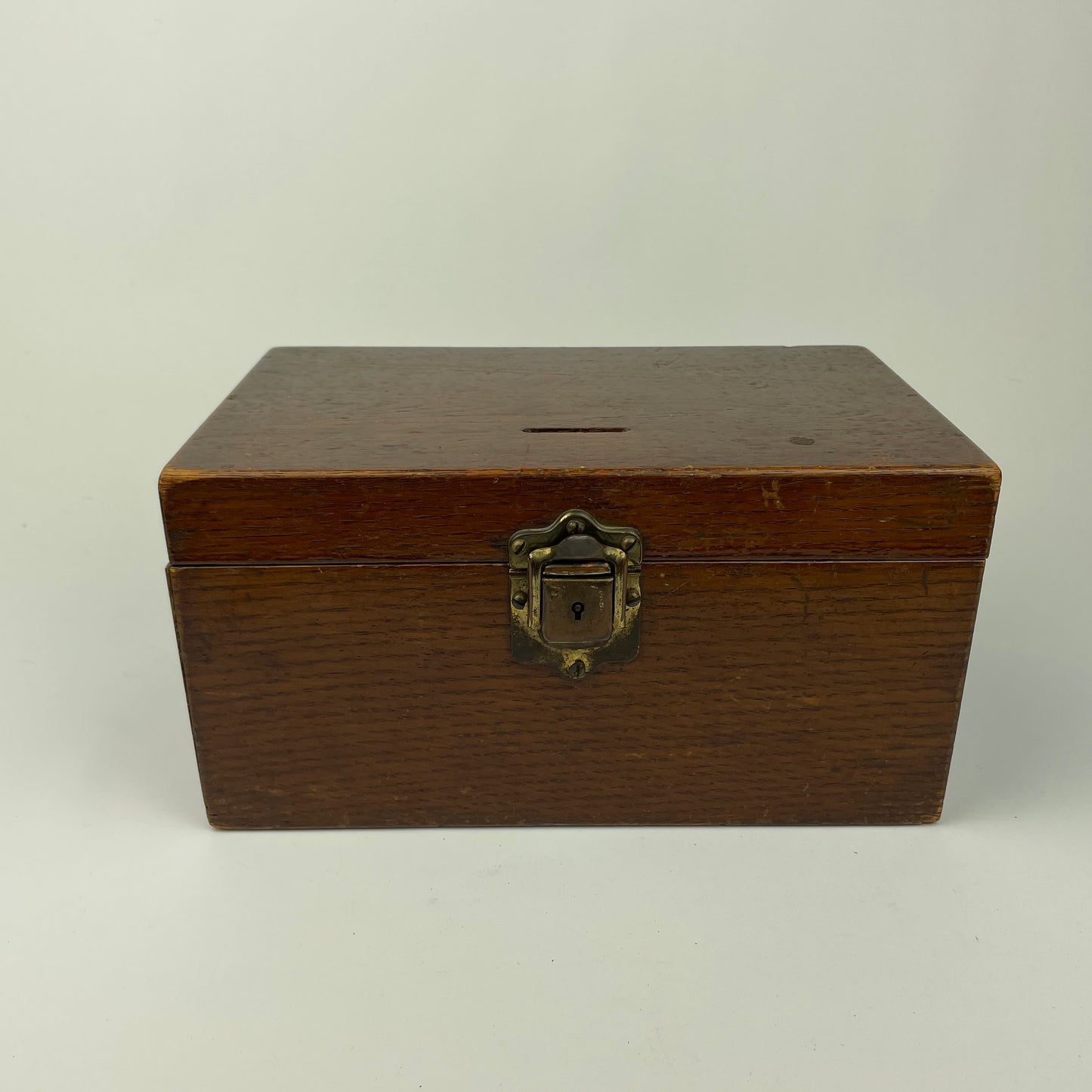 Lot 65- Wooden Coin Lock Box