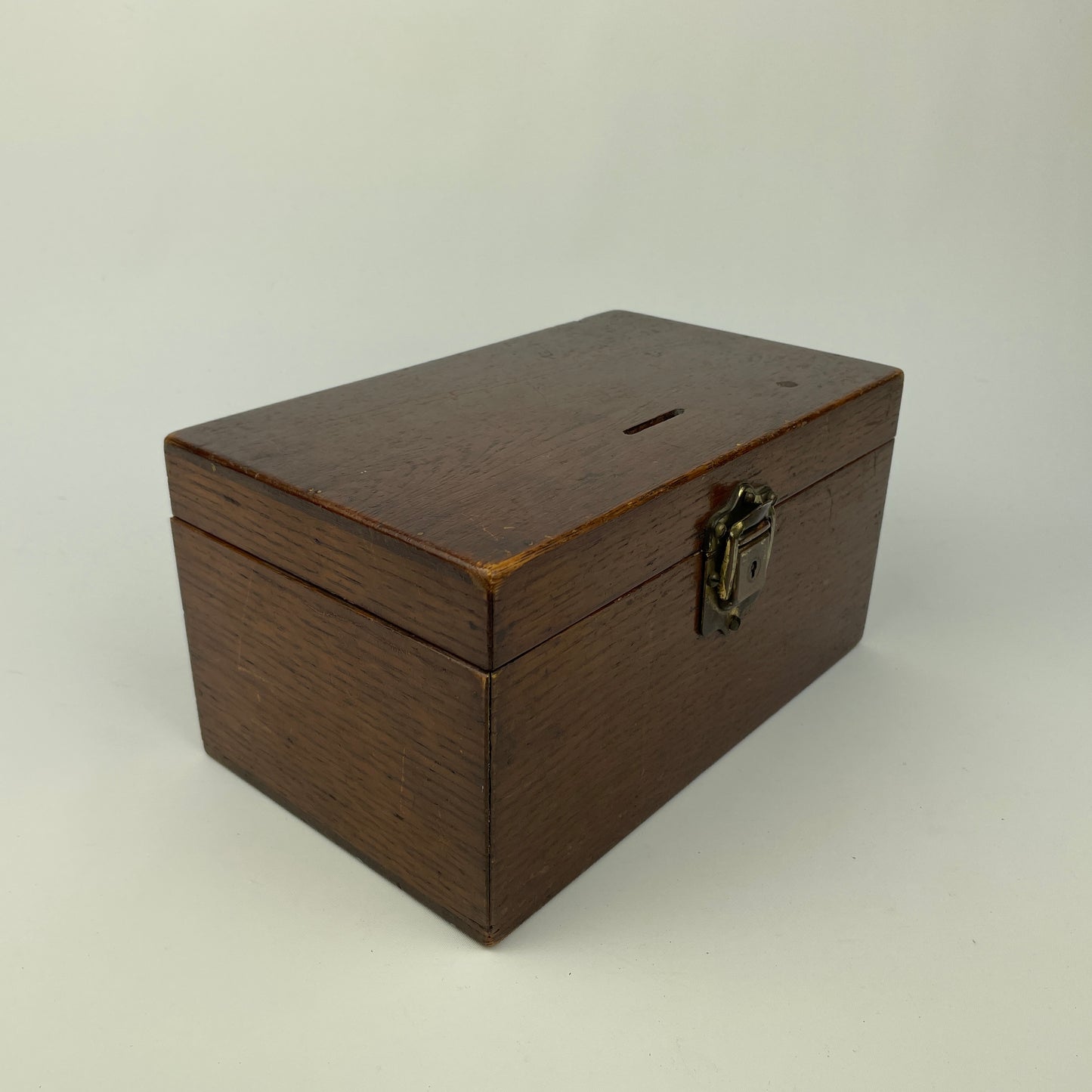Lot 65- Wooden Coin Lock Box