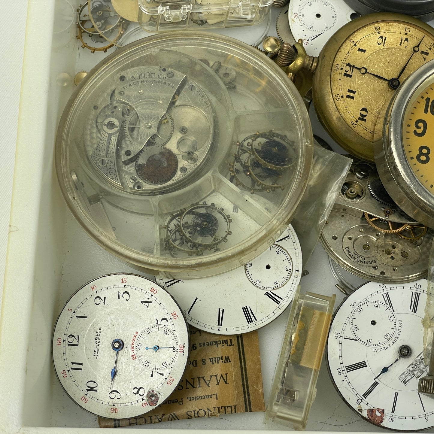 Lot 111- Pocket Watch Tray Lot