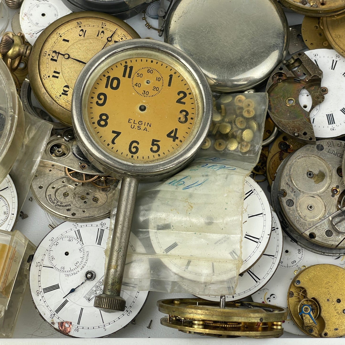 Lot 111- Pocket Watch Tray Lot