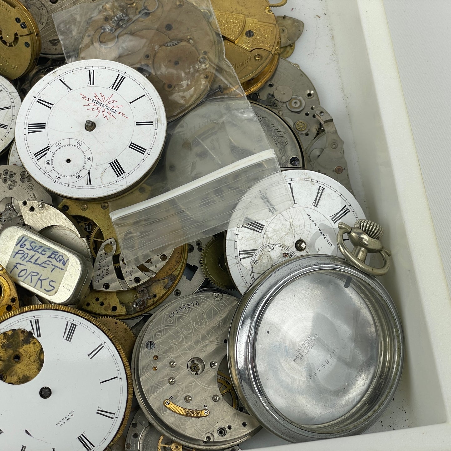 Lot 111- Pocket Watch Tray Lot