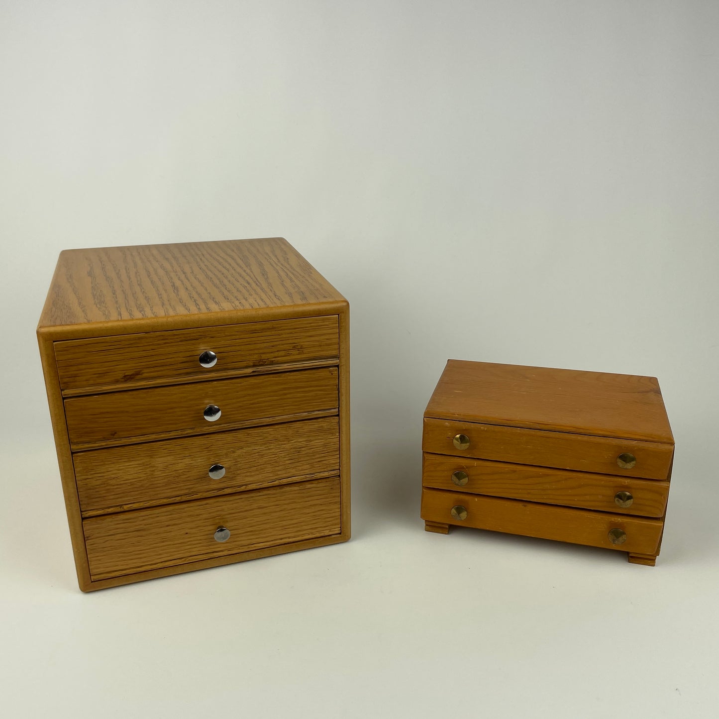 Lot 110- Wooden Storage Cabinet set of (2)