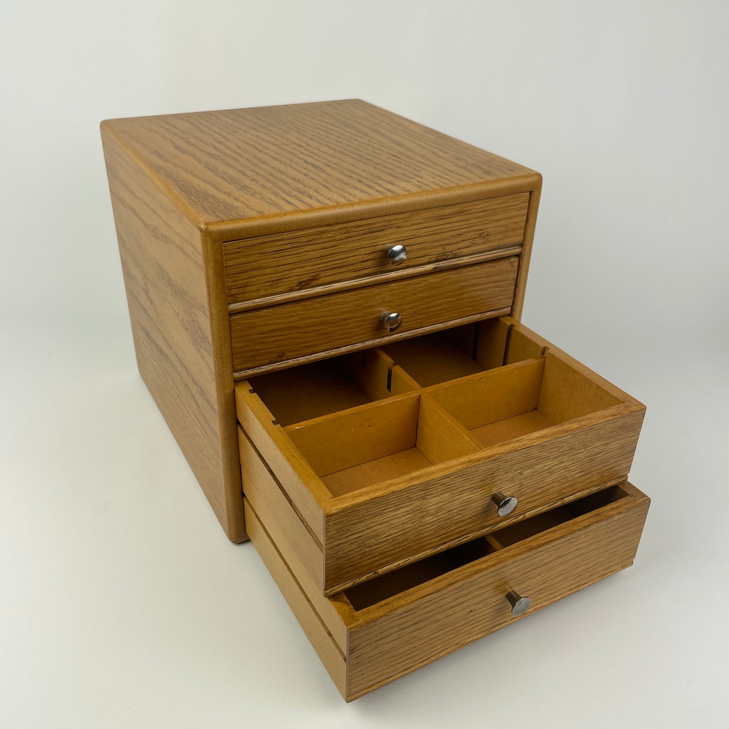 Lot 110- Wooden Storage Cabinet set of (2)